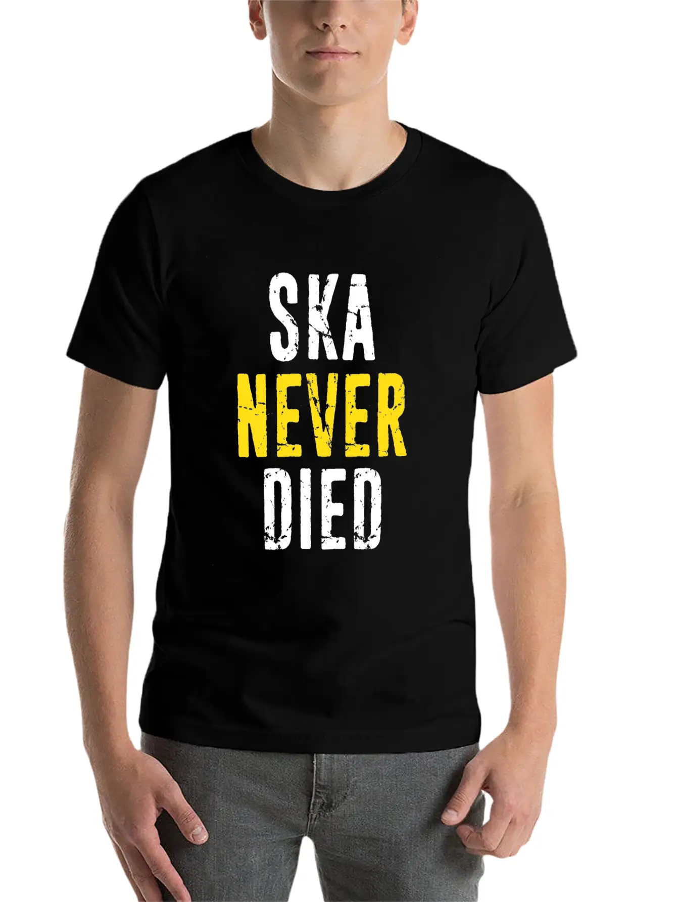 Ska Never Died Jamaica Jamaican Punk Emo Skater Di Basic Graphic T-Shirt – Daily Comfort In Soft Cotton