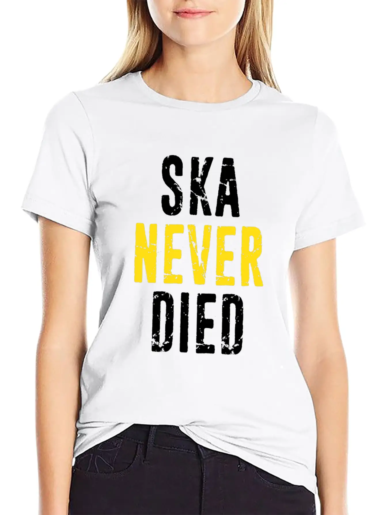 Ska Never Died Jamaica Jamaican Punk Emo Skater Di Basic Graphic T-Shirt – Daily Comfort In Soft Cotton