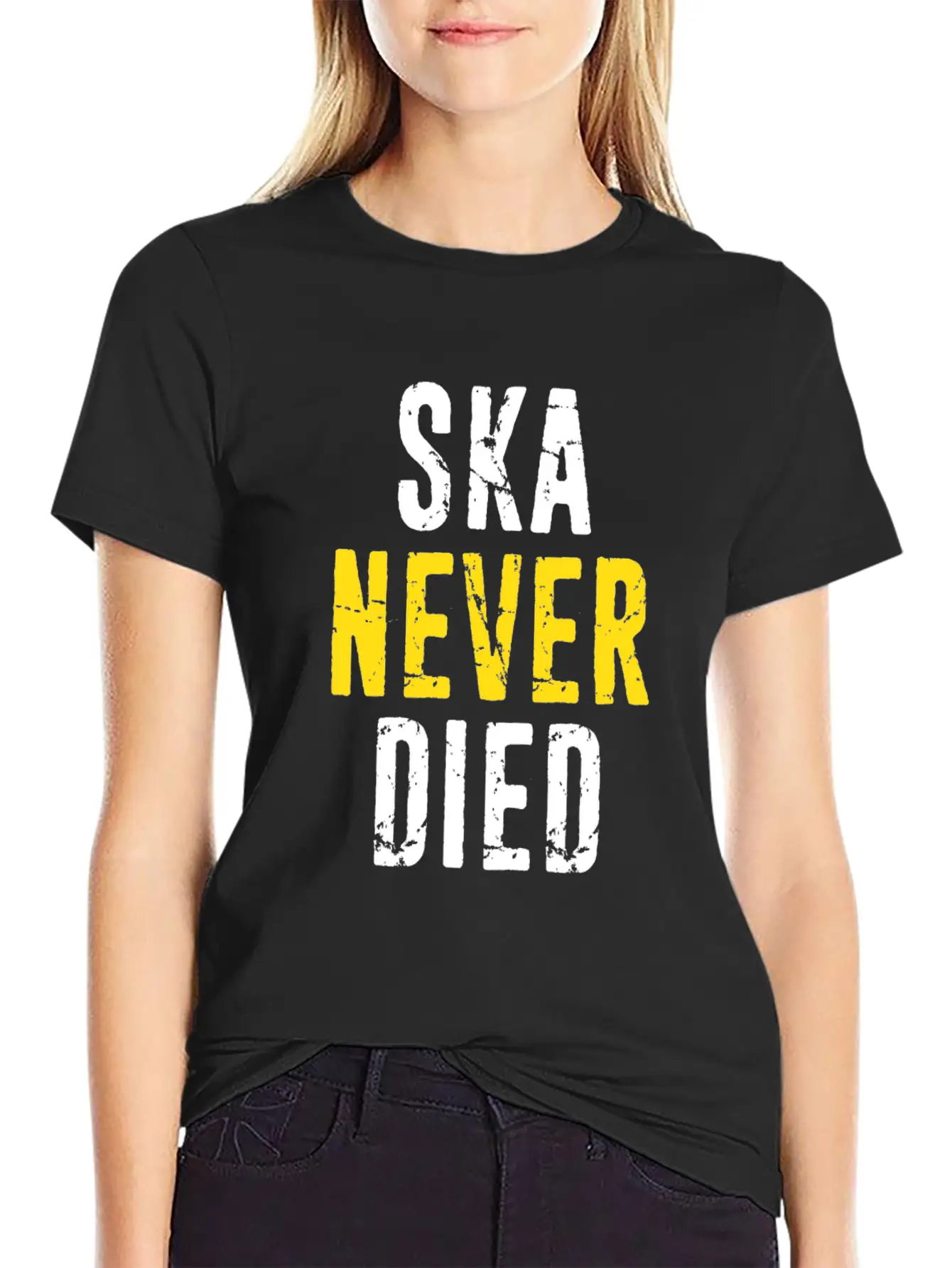 Ska Never Died Jamaica Jamaican Punk Emo Skater Di Basic Graphic T-Shirt – Daily Comfort In Soft Cotton