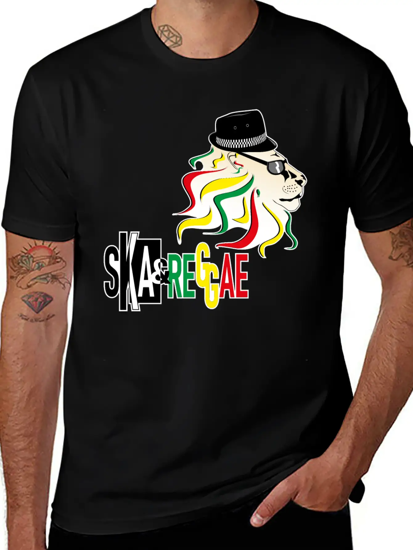 Ska & Reggae Comfortable Minimalist Graphic Tee – Summer Style Essential