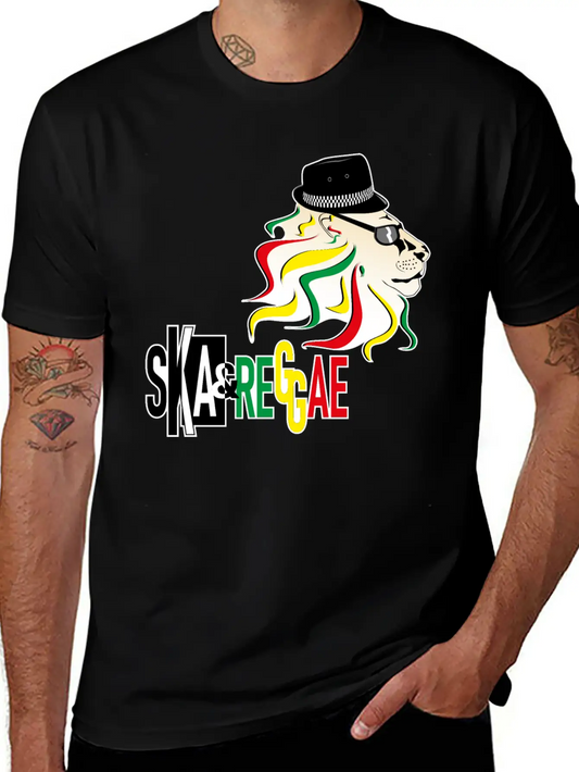 Ska & Reggae Comfortable Minimalist Graphic Tee – Summer Style Essential