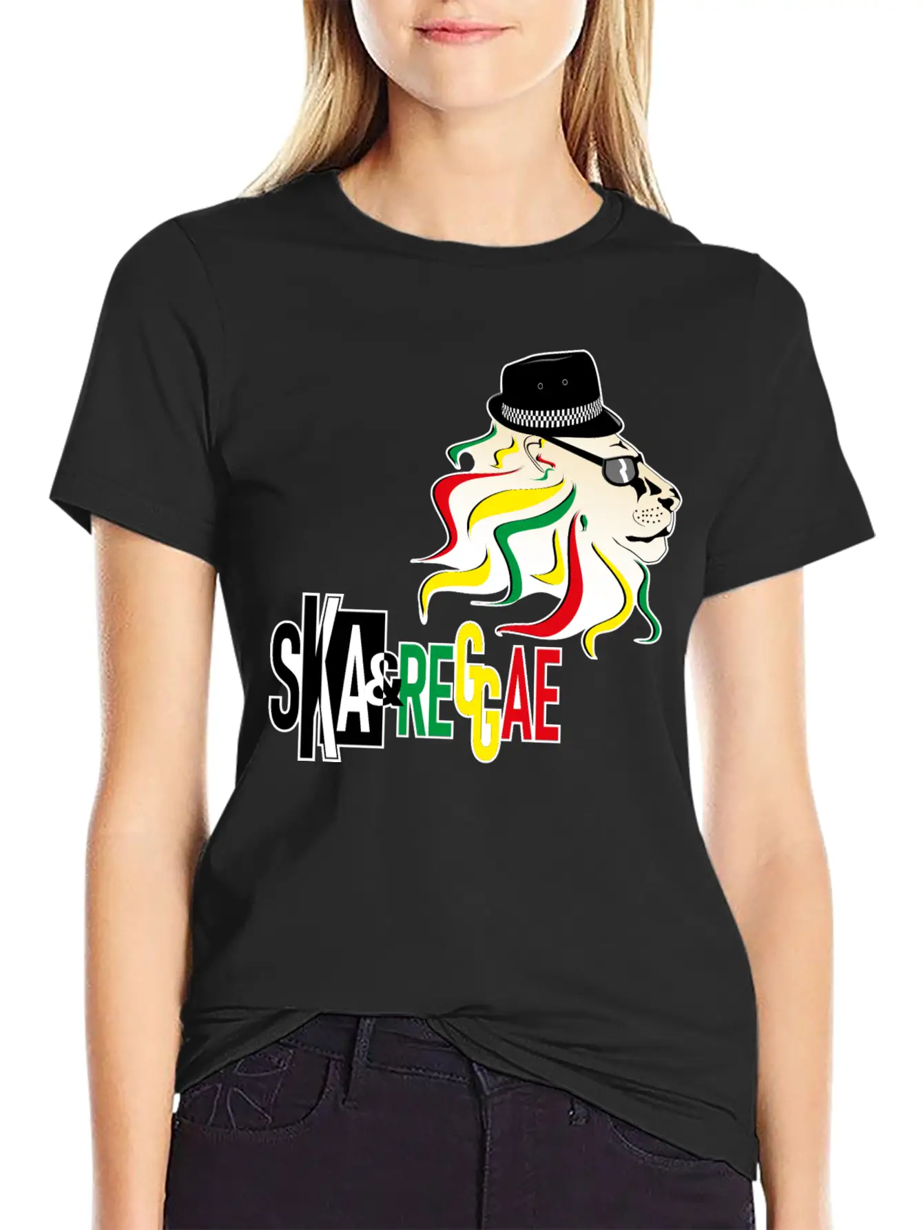 Ska & Reggae Comfortable Minimalist Graphic Tee – Summer Style Essential