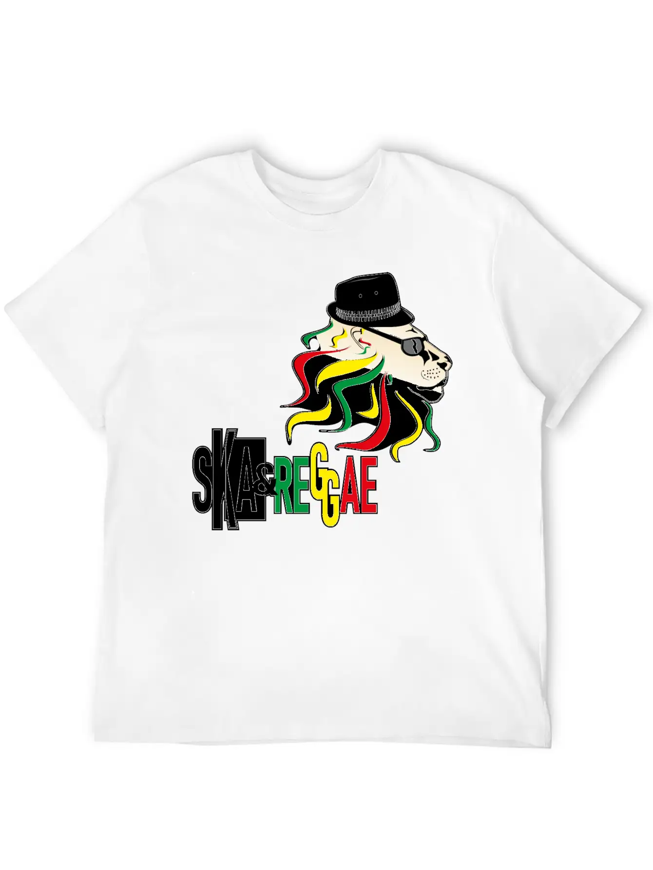 Ska & Reggae Comfortable Minimalist Graphic Tee – Summer Style Essential