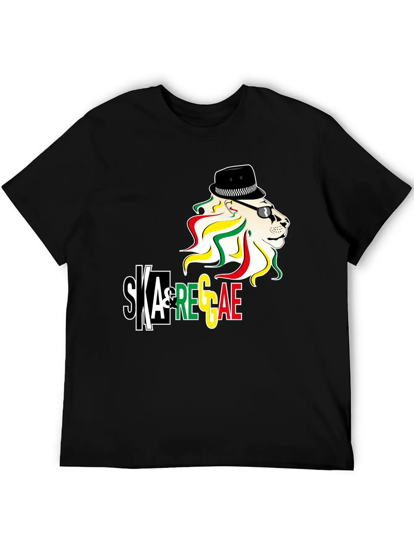 Ska & Reggae Comfortable Minimalist Graphic Tee – Summer Style Essential