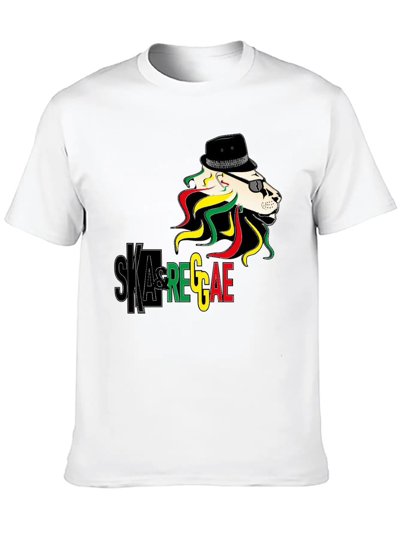 Ska & Reggae Comfortable Minimalist Graphic Tee – Summer Style Essential