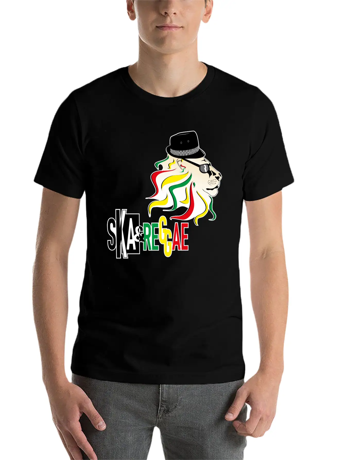 Ska & Reggae Comfortable Minimalist Graphic Tee – Summer Style Essential