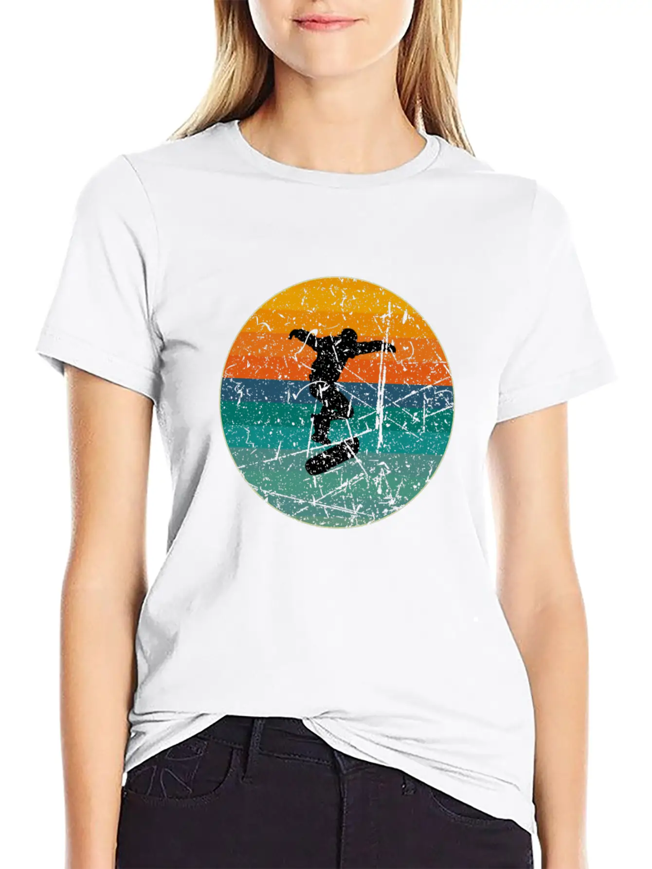 Skater Comfortable Minimalist Graphic Tee – Summer Style Essential