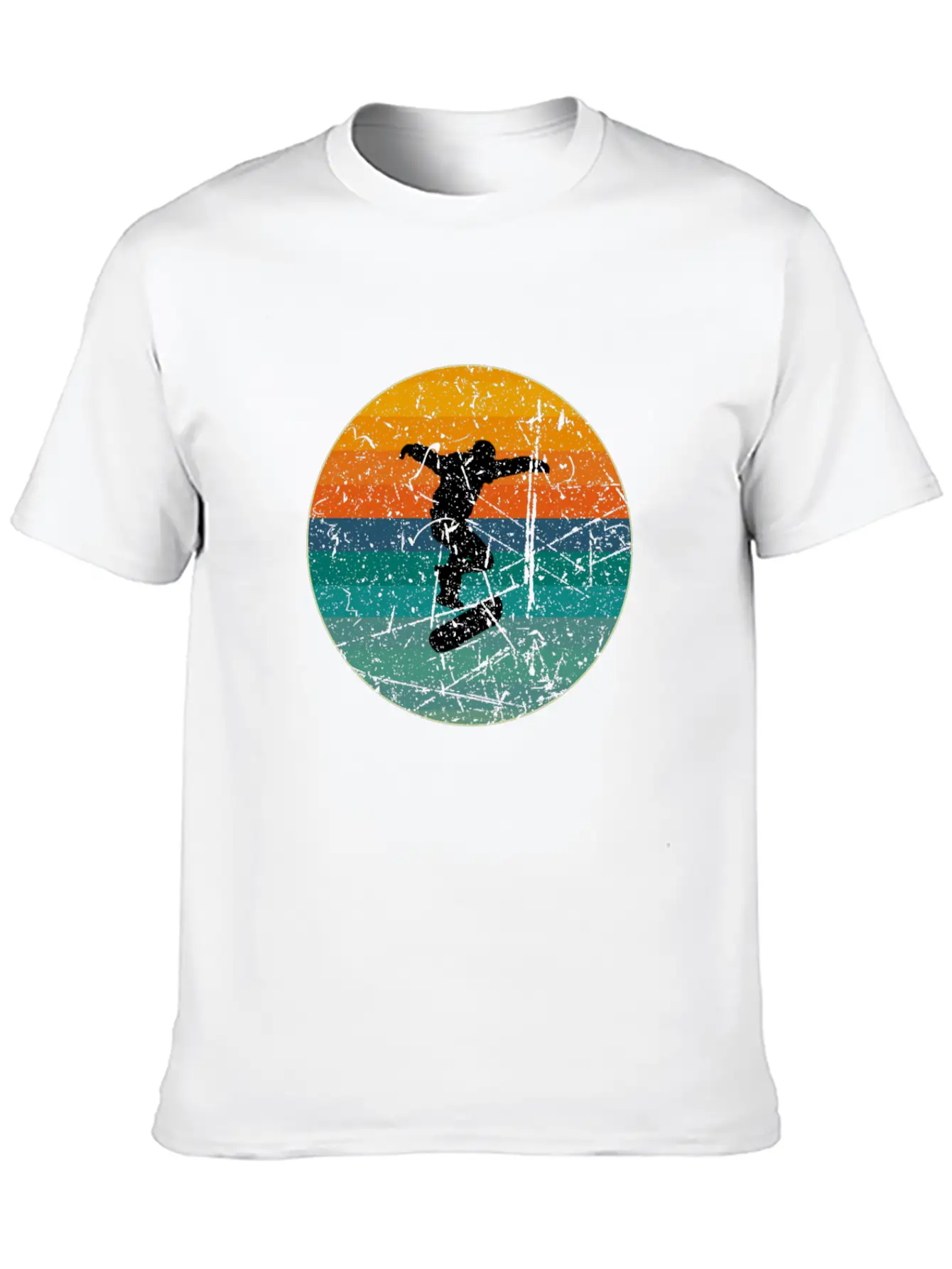 Skater Comfortable Minimalist Graphic Tee – Summer Style Essential
