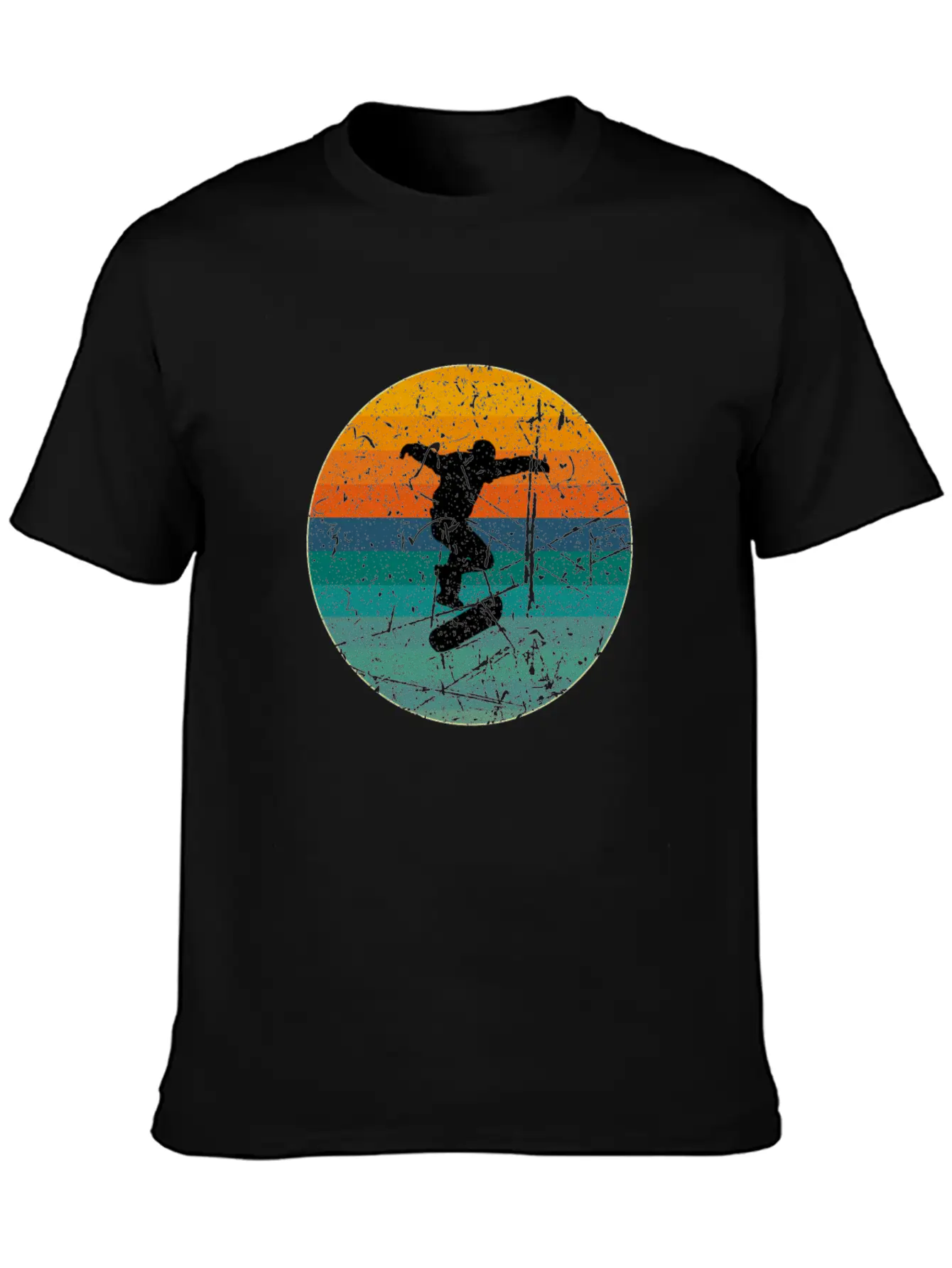 Skater Comfortable Minimalist Graphic Tee – Summer Style Essential