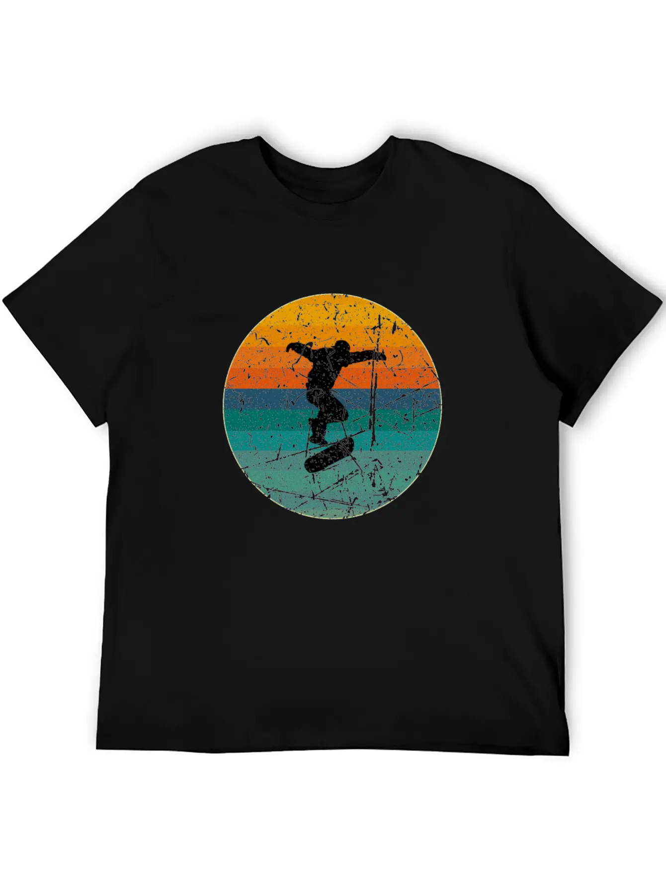 Skater Comfortable Minimalist Graphic Tee – Summer Style Essential