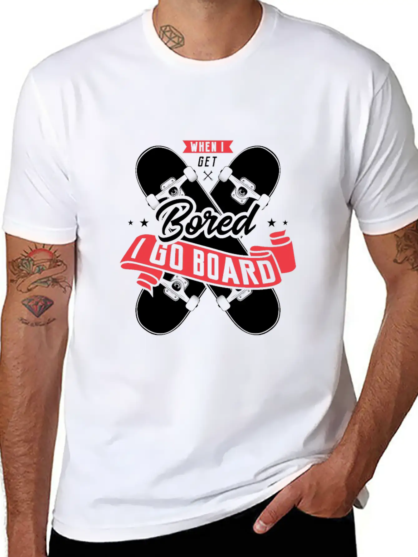 Skater Gifts For A Skateboarder Soft Cotton Short Sleeve Tee – Unisex Wardrobe Staple