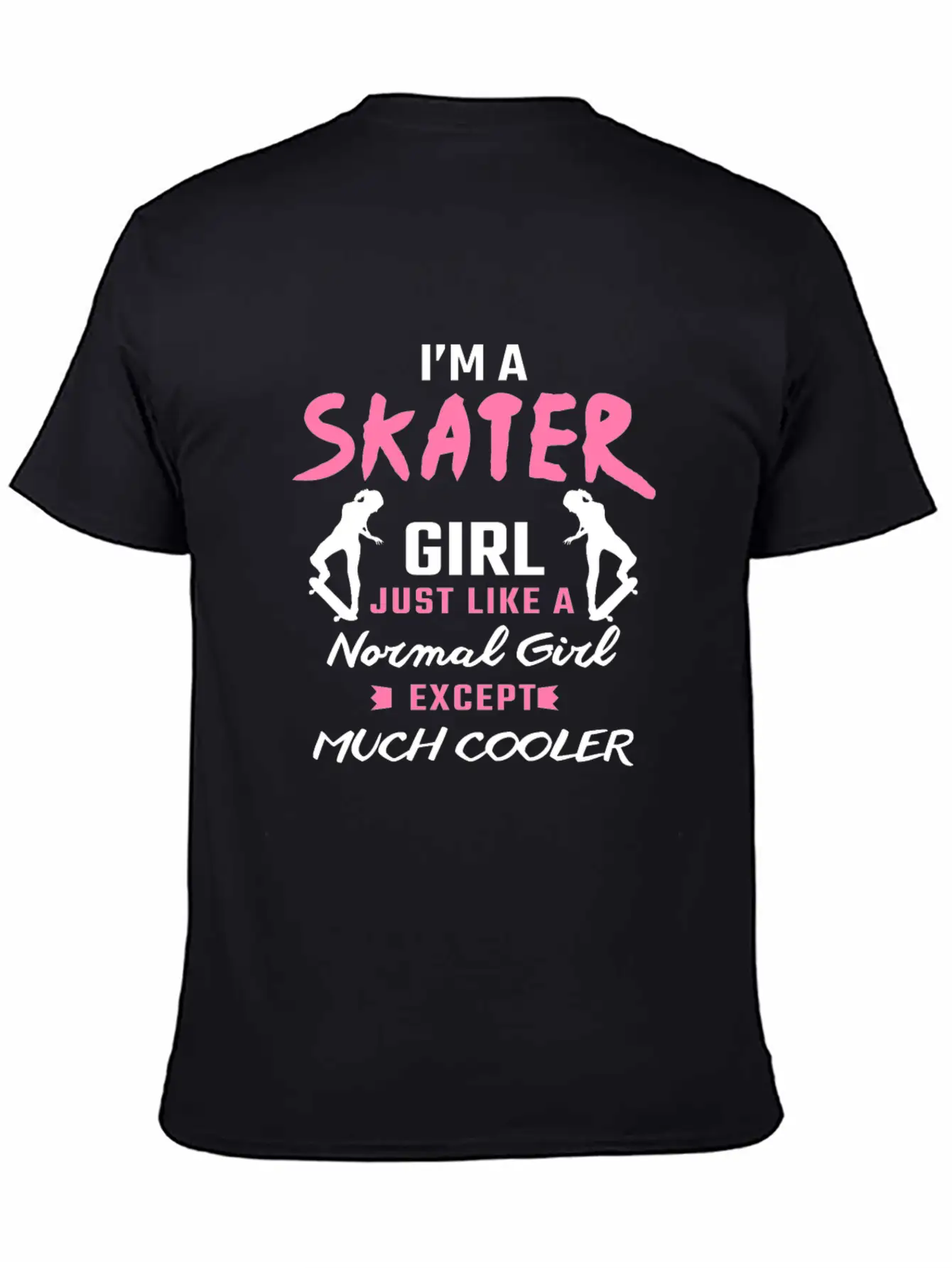 Skater Girl Skateboard Gift Skateboarder Gifts Essential Cotton Tee For Daily Outfits – Unisex Style