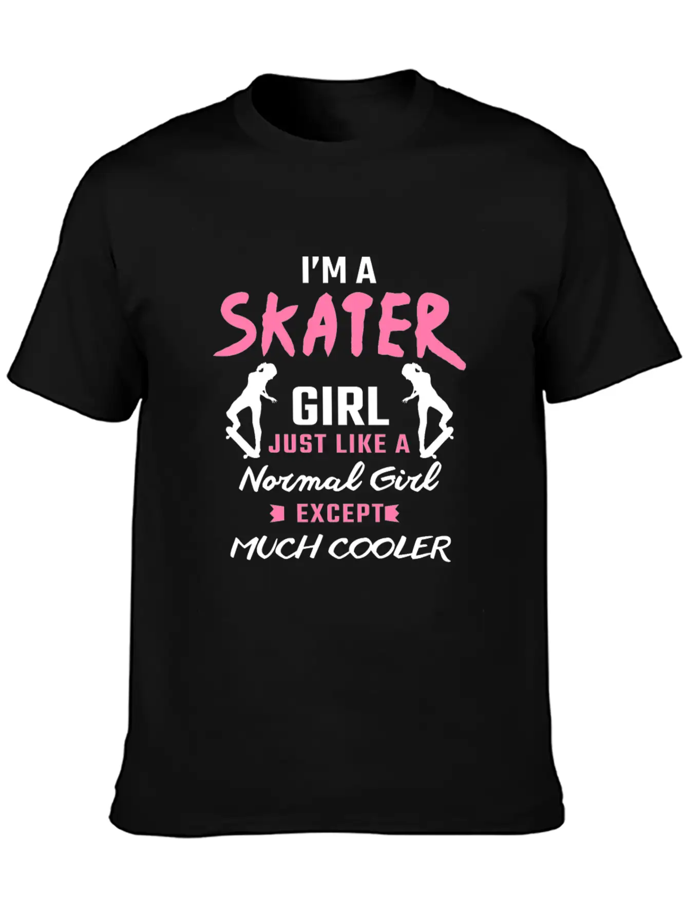 Skater Girl Skateboard Gift Skateboarder Gifts Essential Cotton Tee For Daily Outfits – Unisex Style