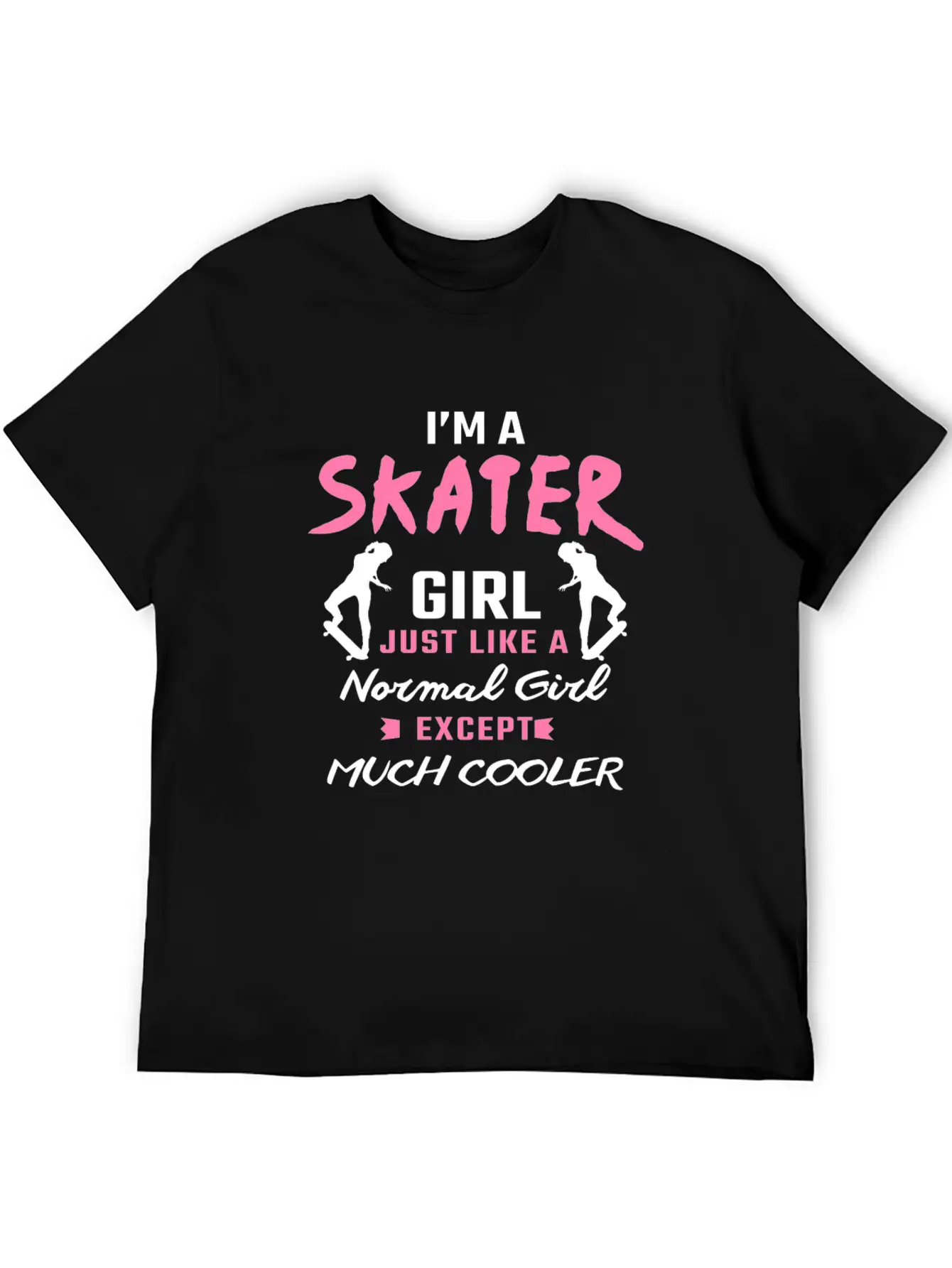 Skater Girl Skateboard Gift Skateboarder Gifts Essential Cotton Tee For Daily Outfits – Unisex Style