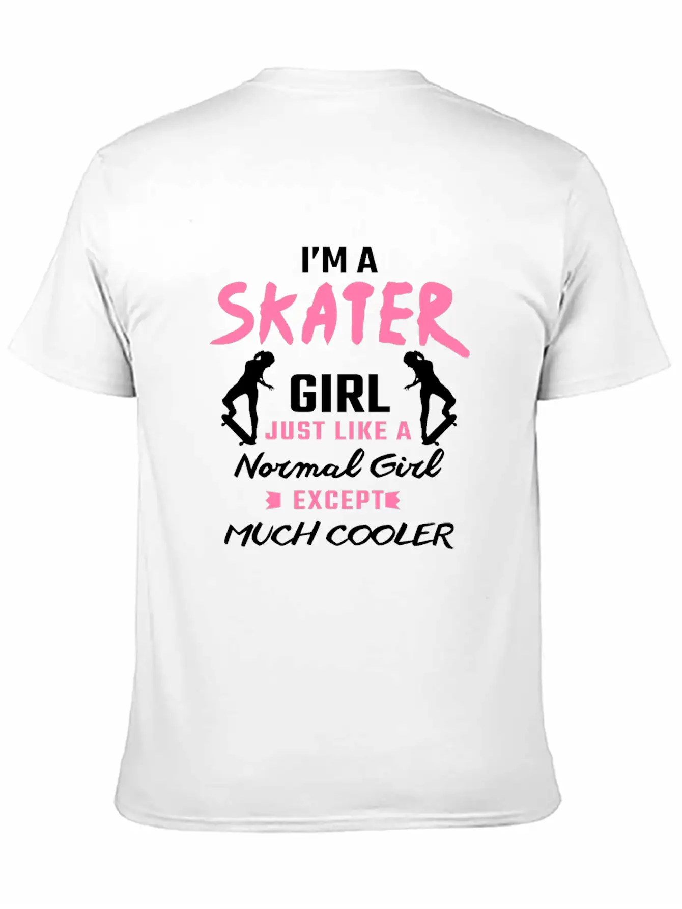 Skater Girl Skateboard Gift Skateboarder Gifts Essential Cotton Tee For Daily Outfits – Unisex Style