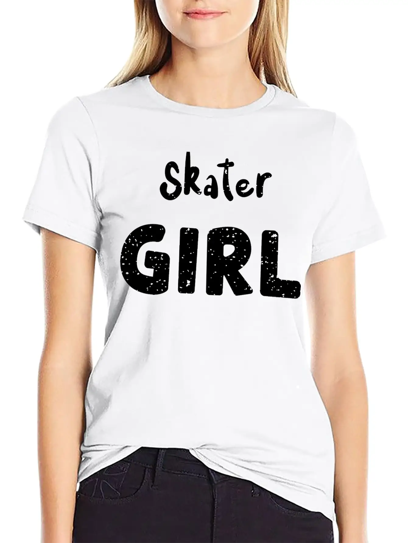Skater Girl - Skateboard Unisex Casual T-Shirt ��� Clean Design For Daily Comfort