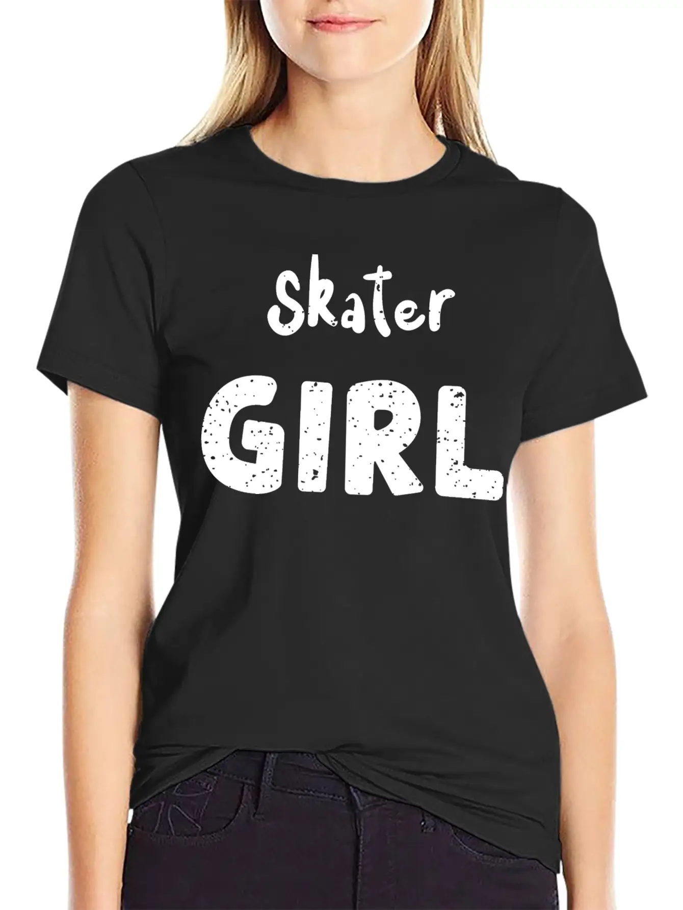 Skater Girl - Skateboard Unisex Casual T-Shirt ��� Clean Design For Daily Comfort