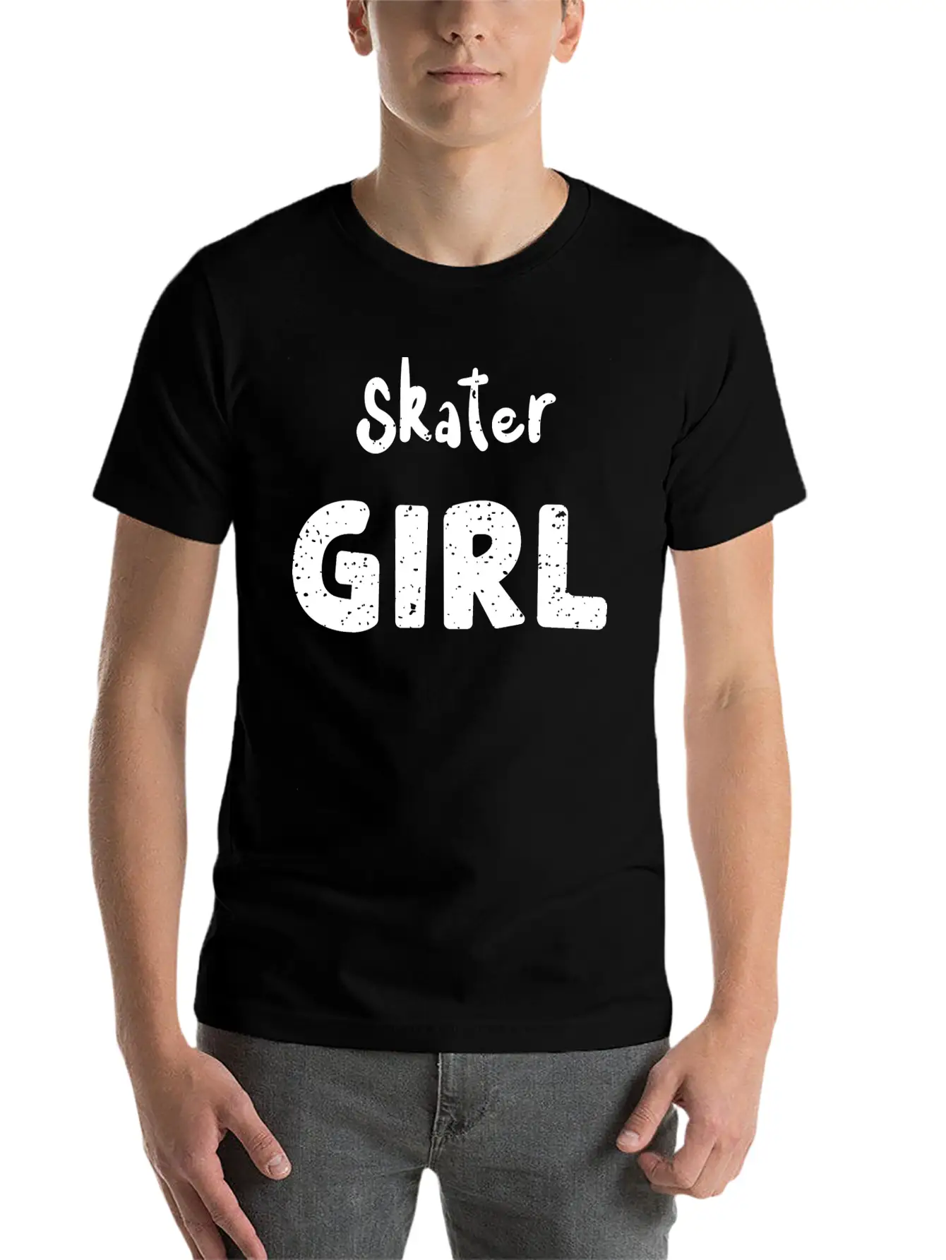 Skater Girl - Skateboard Unisex Casual T-Shirt ��� Clean Design For Daily Comfort