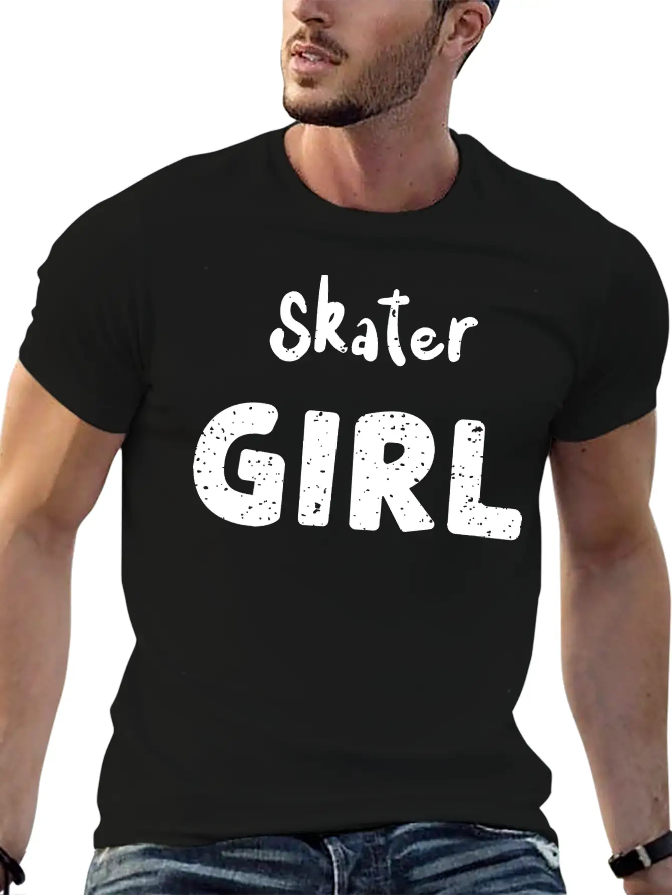 Skater Girl - Skateboard Unisex Casual T-Shirt ��� Clean Design For Daily Comfort