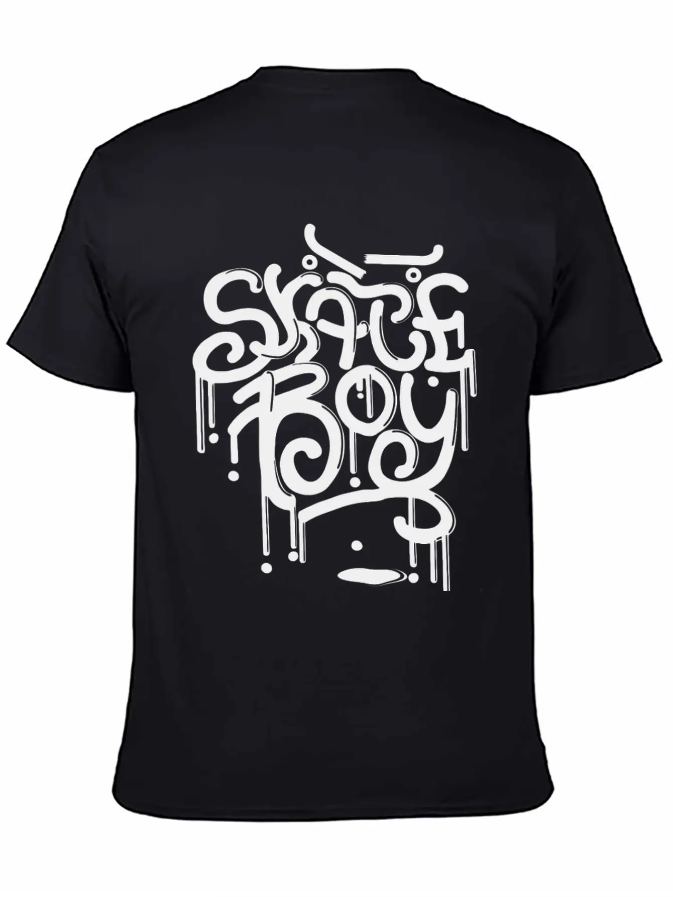 Skater Skateboard Basic Graphic T-Shirt – Daily Comfort In Soft Cotton