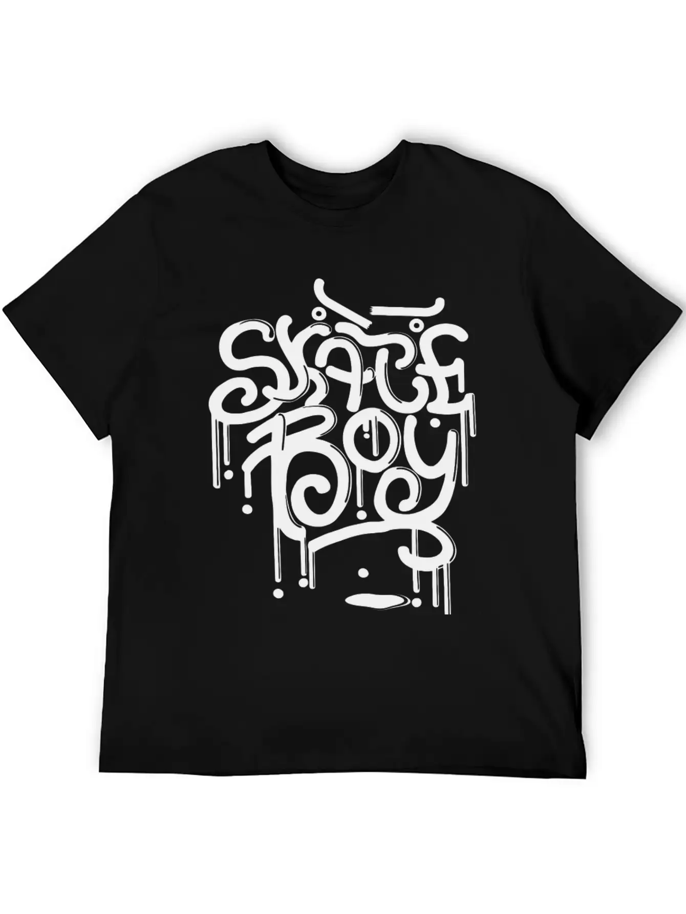 Skater Skateboard Basic Graphic T-Shirt – Daily Comfort In Soft Cotton