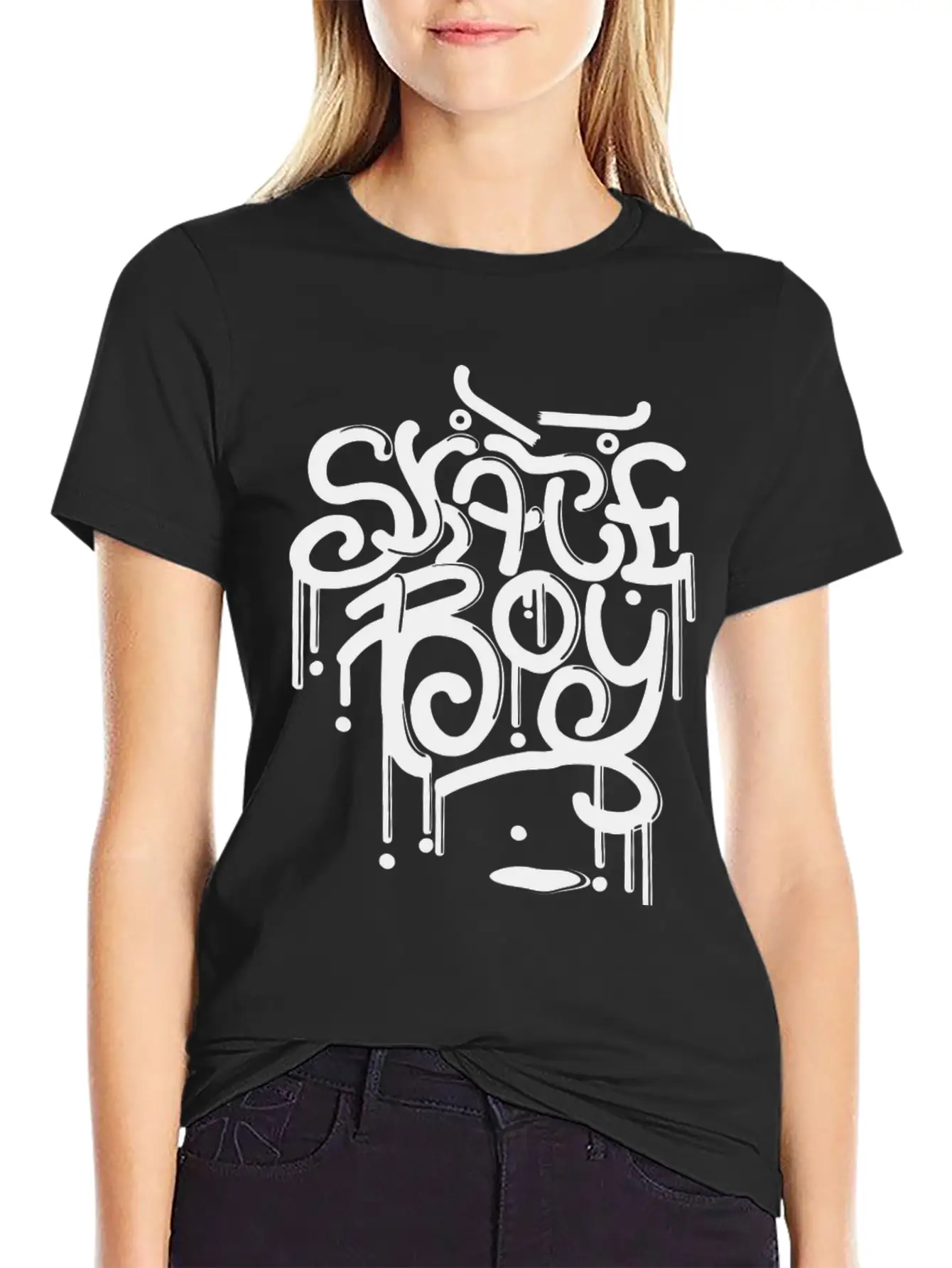 Skater Skateboard Basic Graphic T-Shirt – Daily Comfort In Soft Cotton