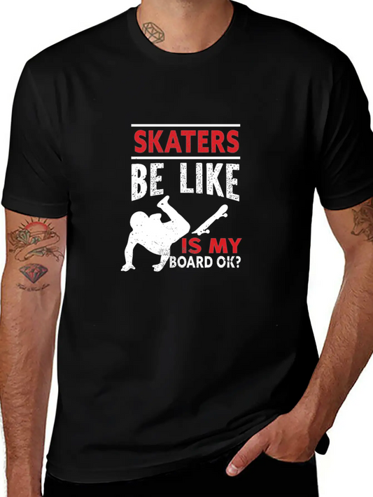 Skater Skateboard Modern Fit Casual T-Shirt – Clean And Versatile Design