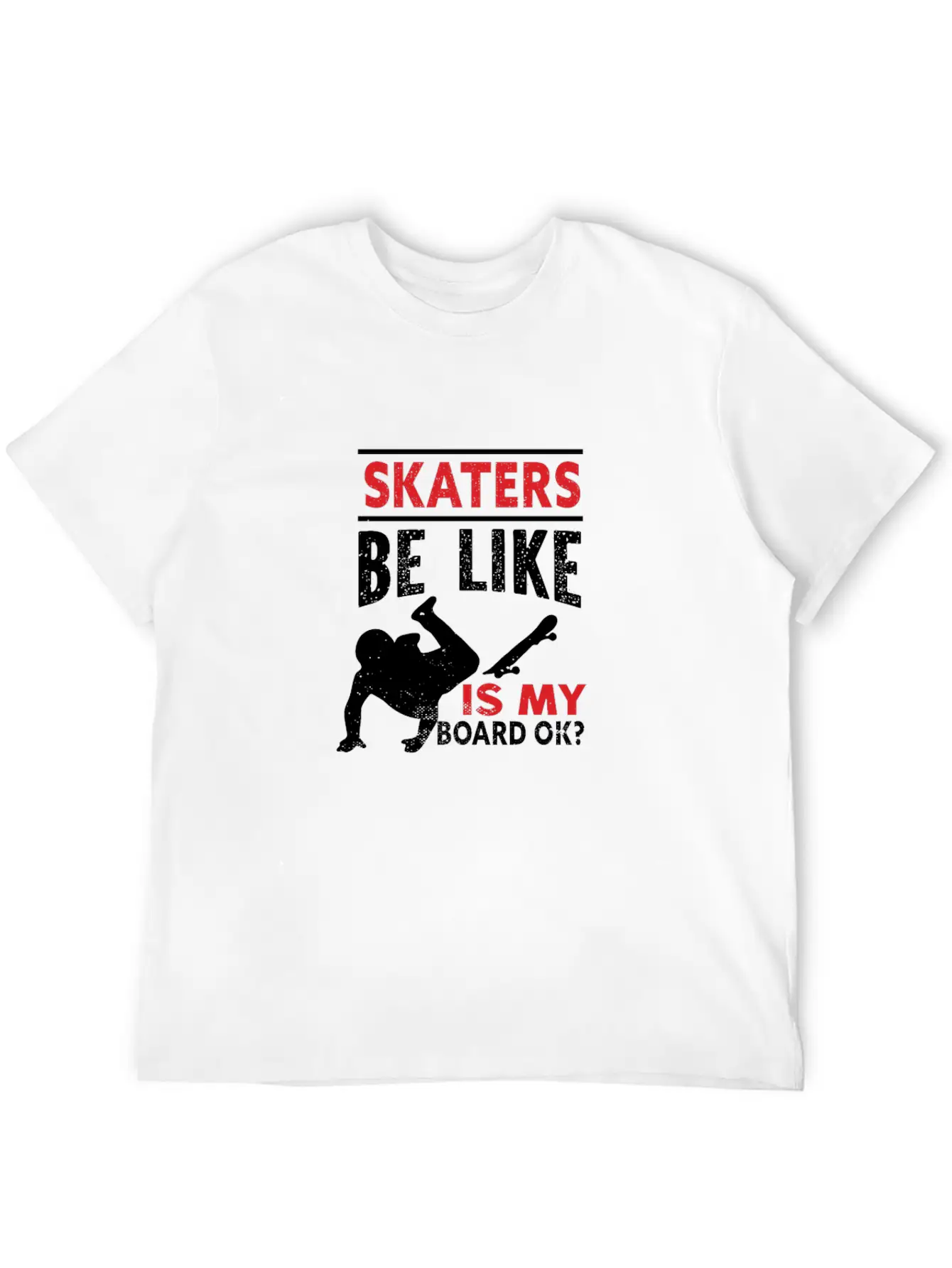 Skater Skateboard Modern Fit Casual T-Shirt – Clean And Versatile Design