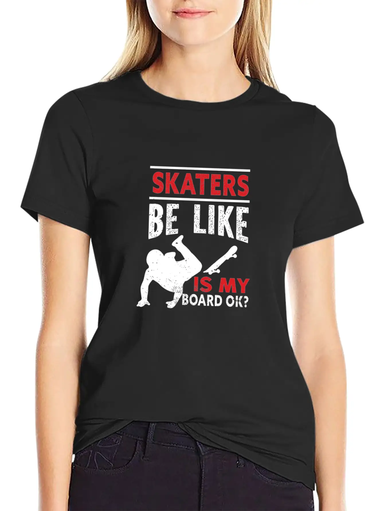 Skater Skateboard Modern Fit Casual T-Shirt – Clean And Versatile Design