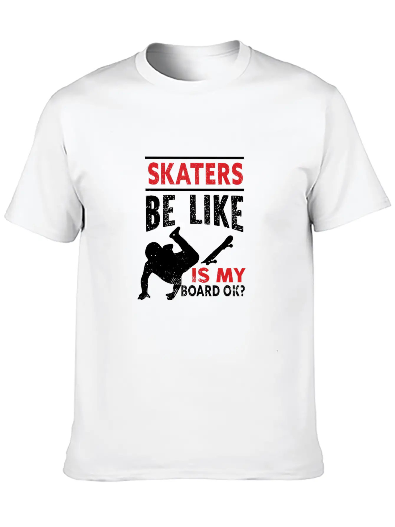 Skater Skateboard Modern Fit Casual T-Shirt – Clean And Versatile Design
