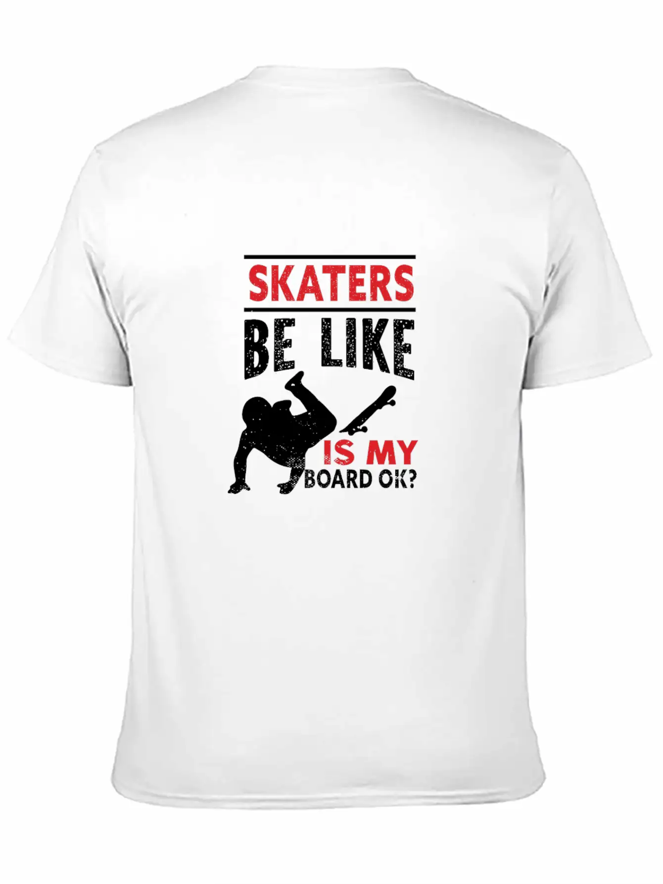 Skater Skateboard Modern Fit Casual T-Shirt – Clean And Versatile Design