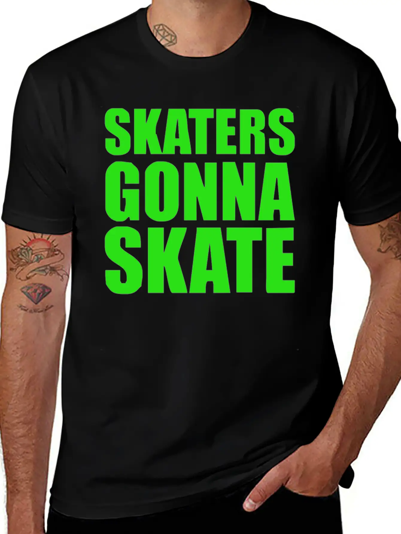 Skaters Gonna Skate Soft Cotton Short Sleeve Tee – Unisex Wardrobe Staple