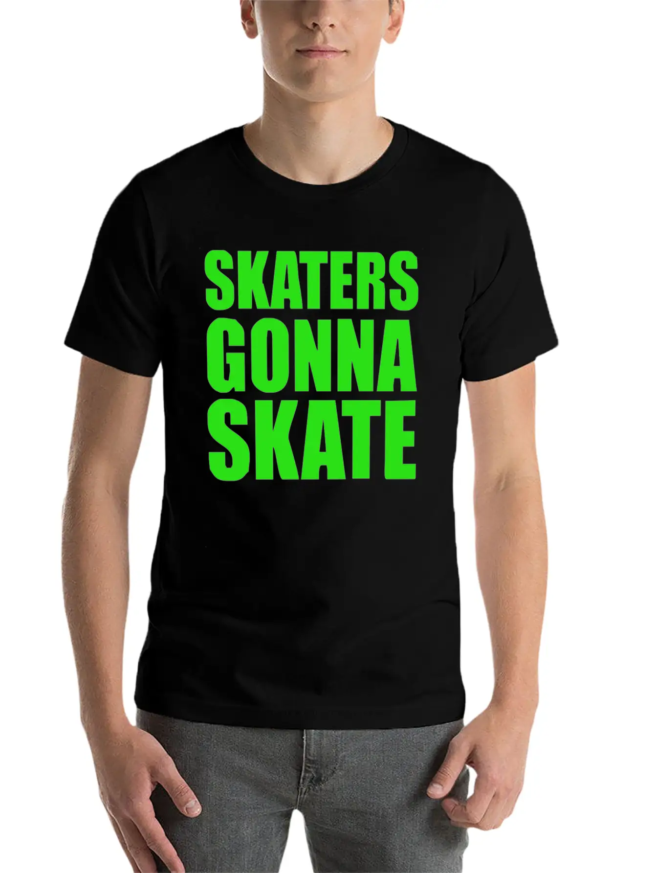 Skaters Gonna Skate Soft Cotton Short Sleeve Tee – Unisex Wardrobe Staple
