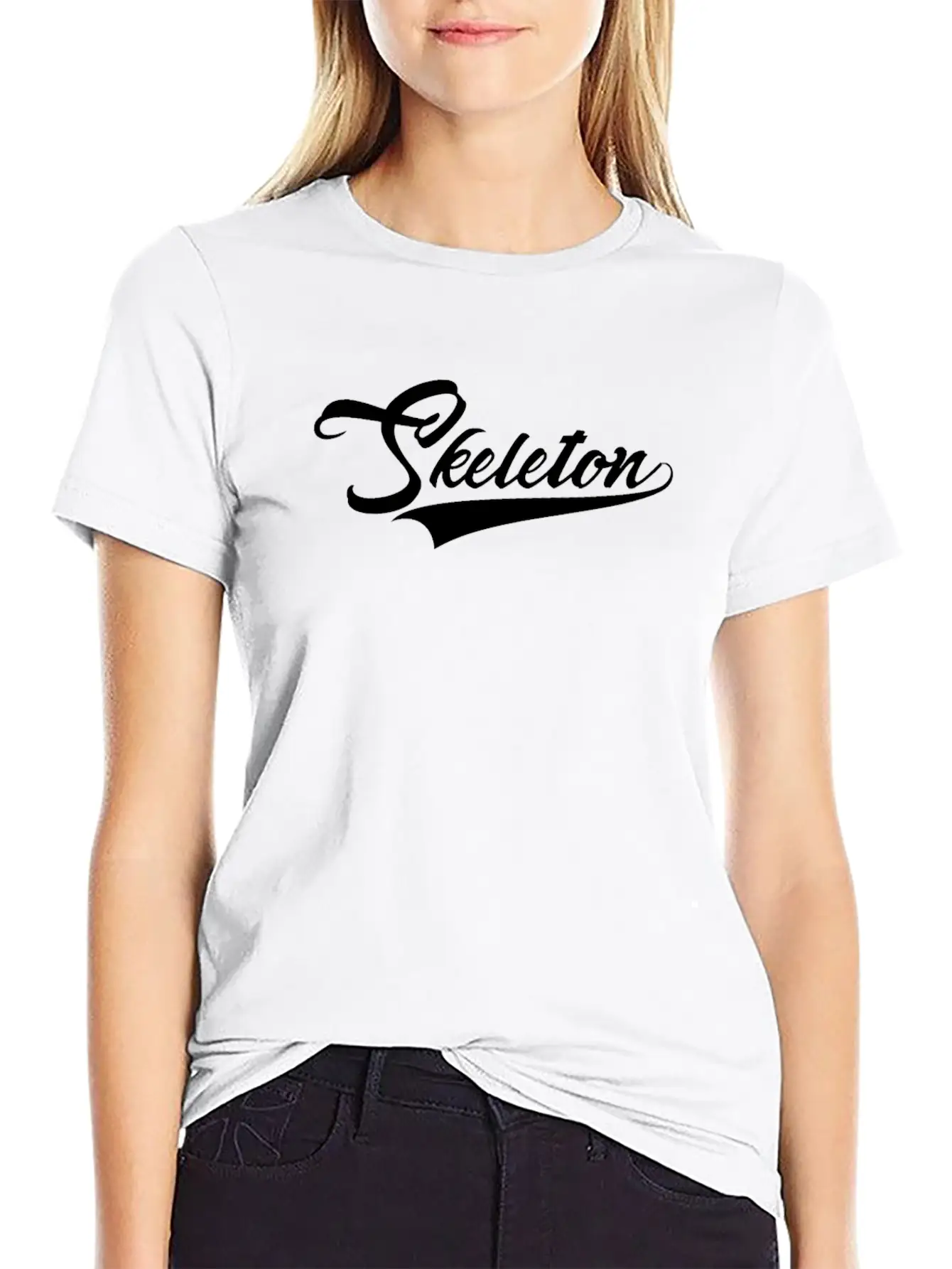 Skeleton Athlete Unisex Casual T-Shirt ��� Clean Design For Daily Comfort