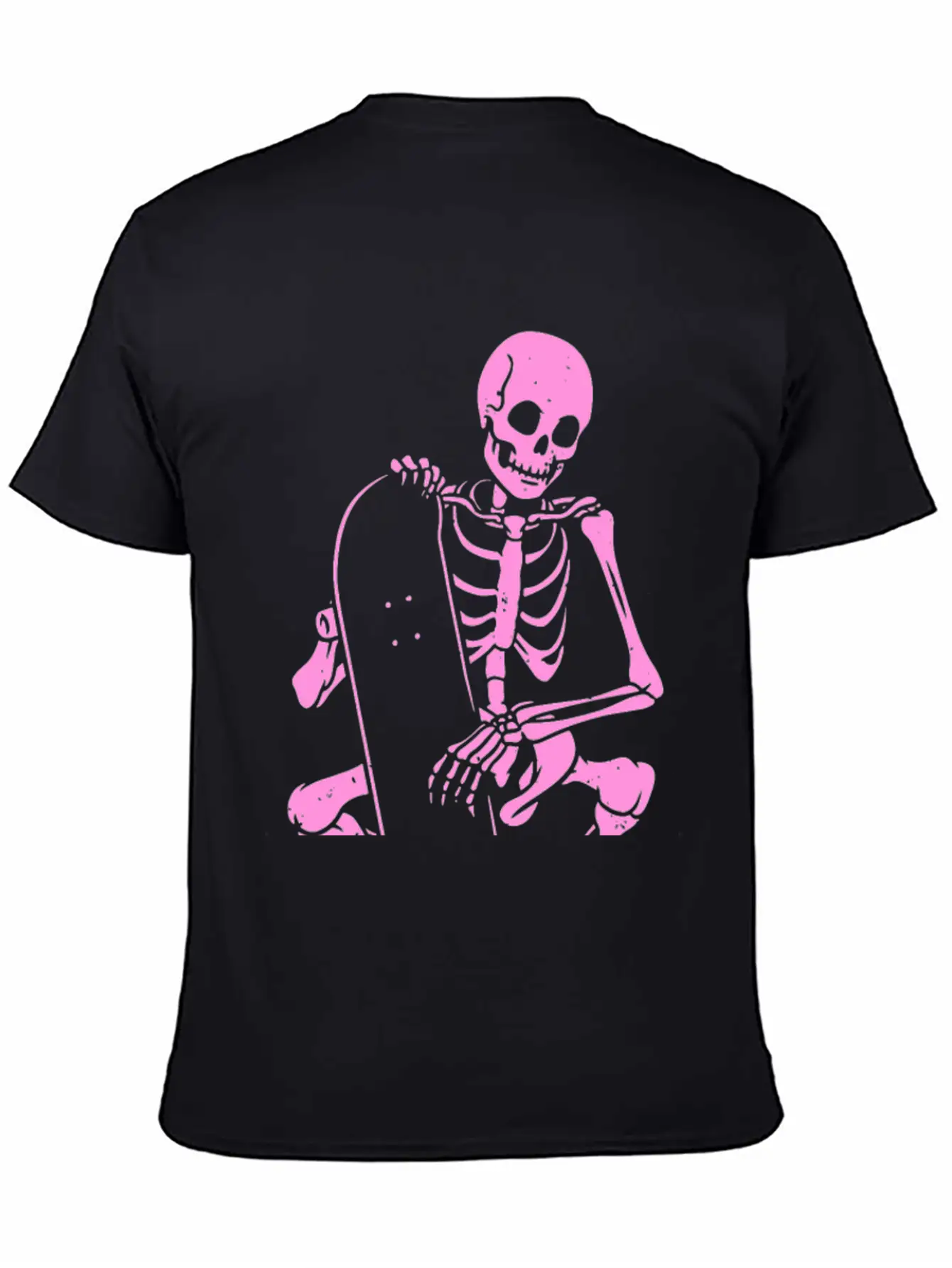 Skeleton Skater Modern Fit Casual T-Shirt – Clean And Versatile Design