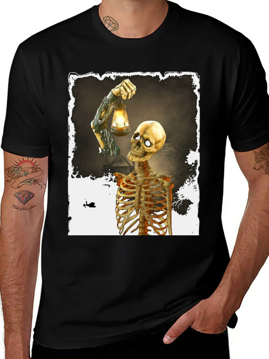 Skeleton Soft Cotton Short Sleeve Tee – Unisex Wardrobe Staple