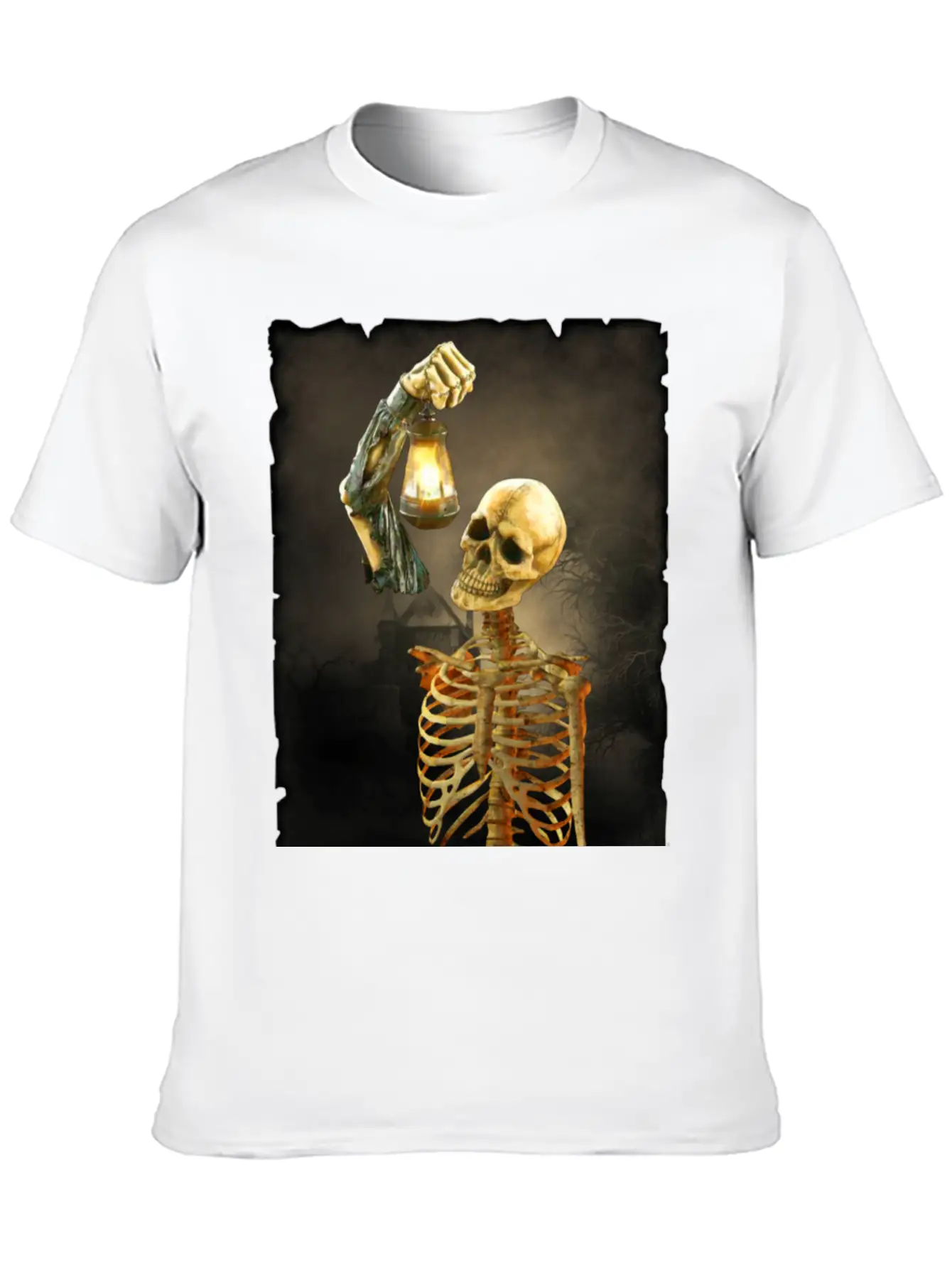 Skeleton Soft Cotton Short Sleeve Tee – Unisex Wardrobe Staple