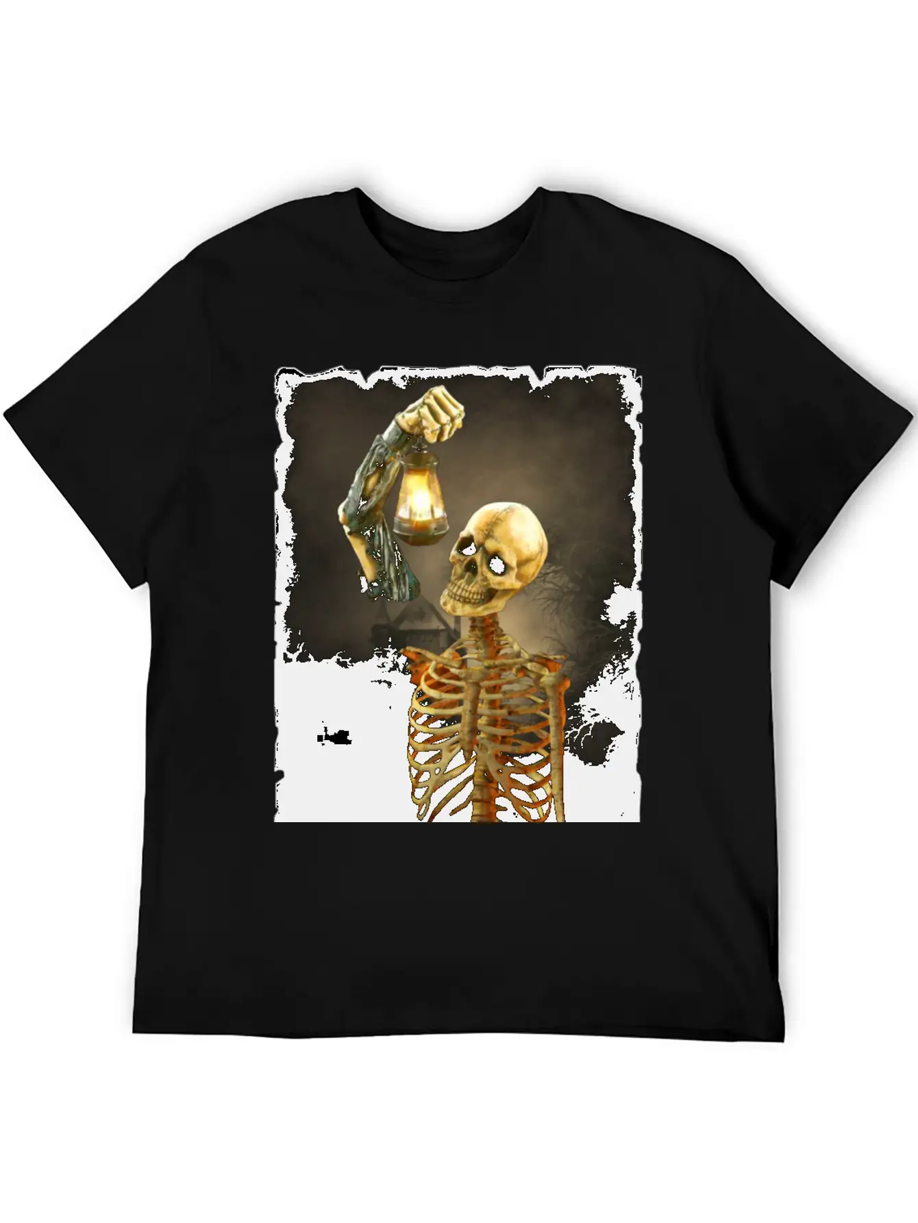 Skeleton Soft Cotton Short Sleeve Tee – Unisex Wardrobe Staple