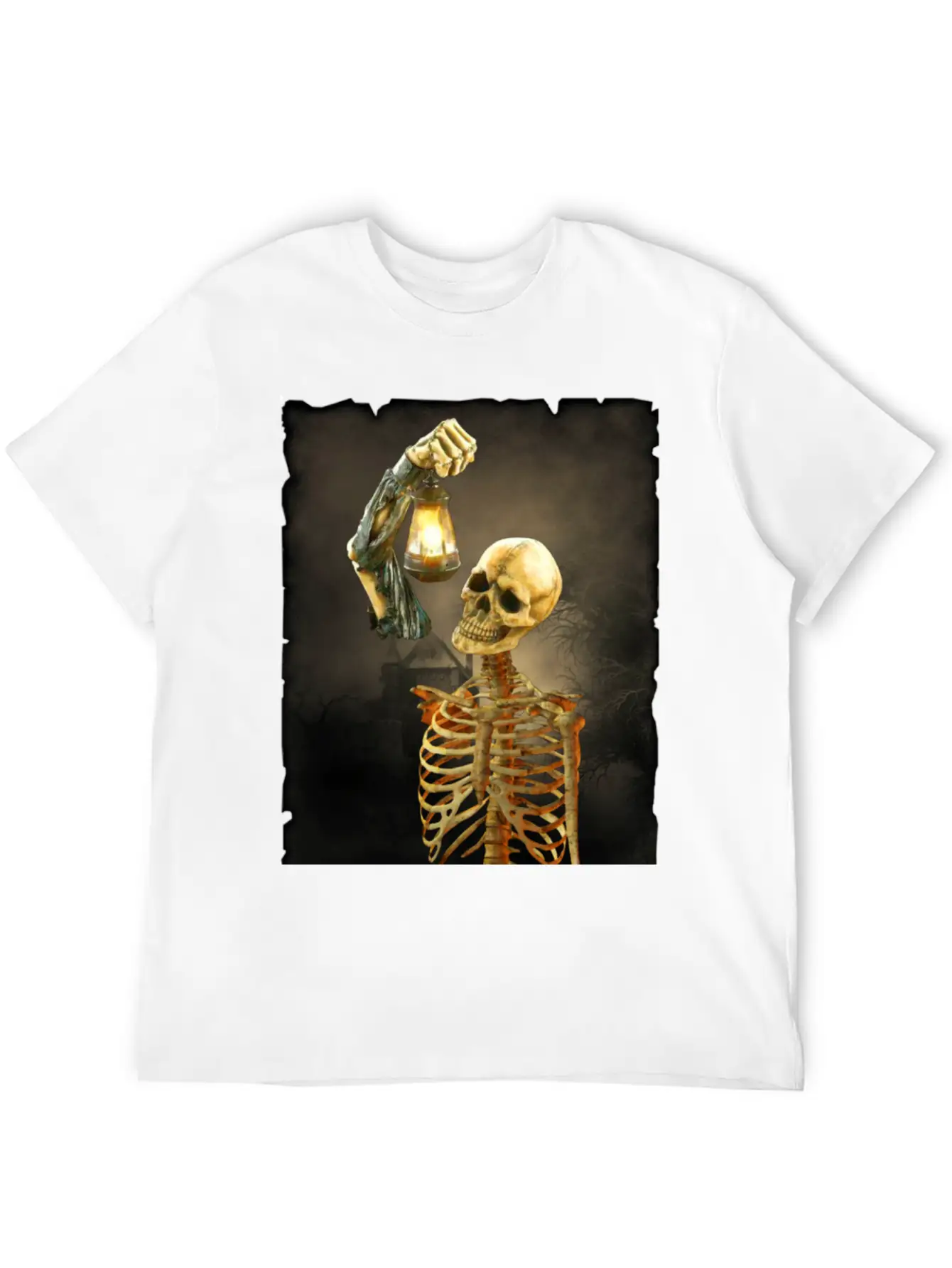 Skeleton Soft Cotton Short Sleeve Tee – Unisex Wardrobe Staple