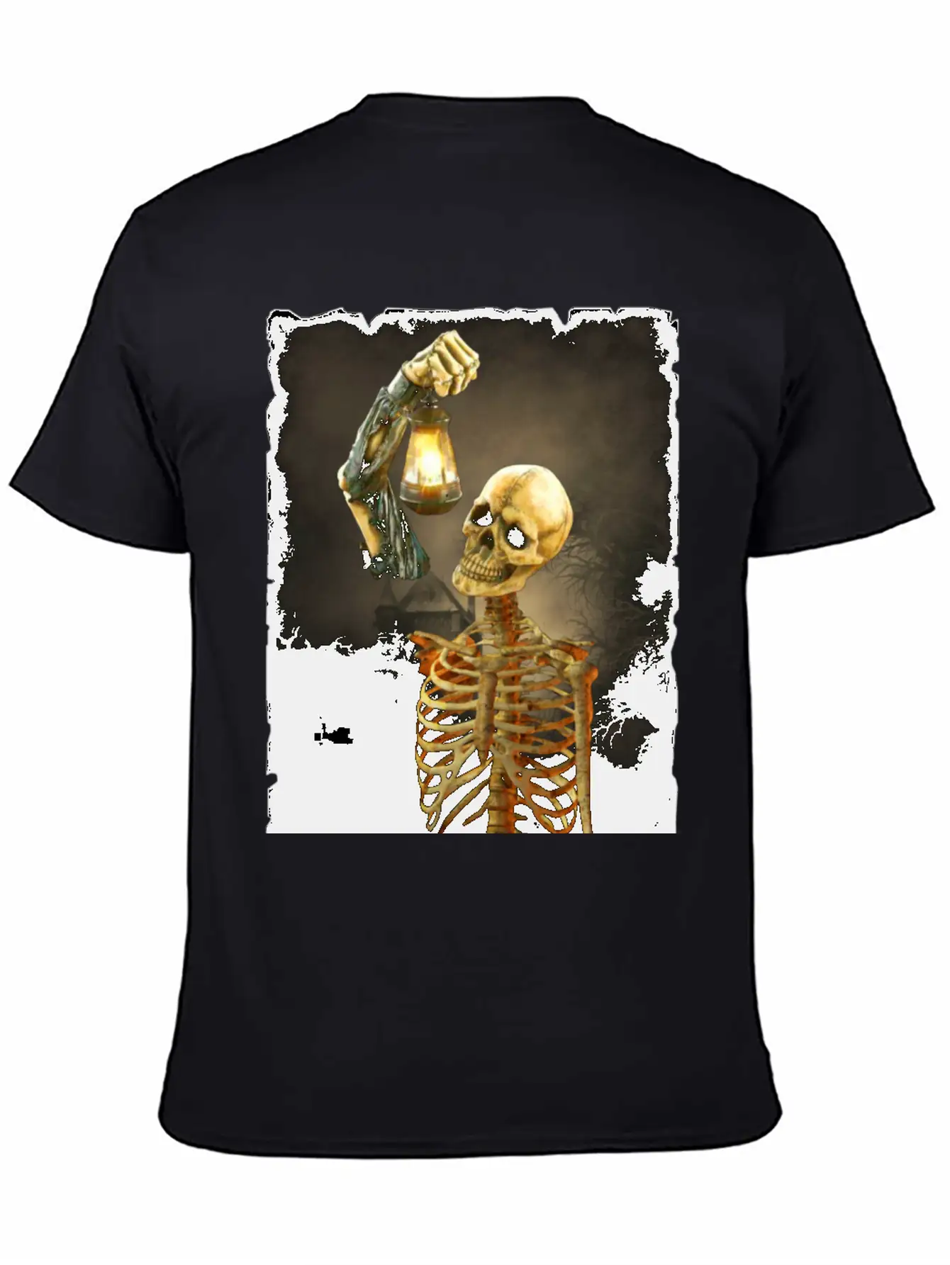 Skeleton Soft Cotton Short Sleeve Tee – Unisex Wardrobe Staple