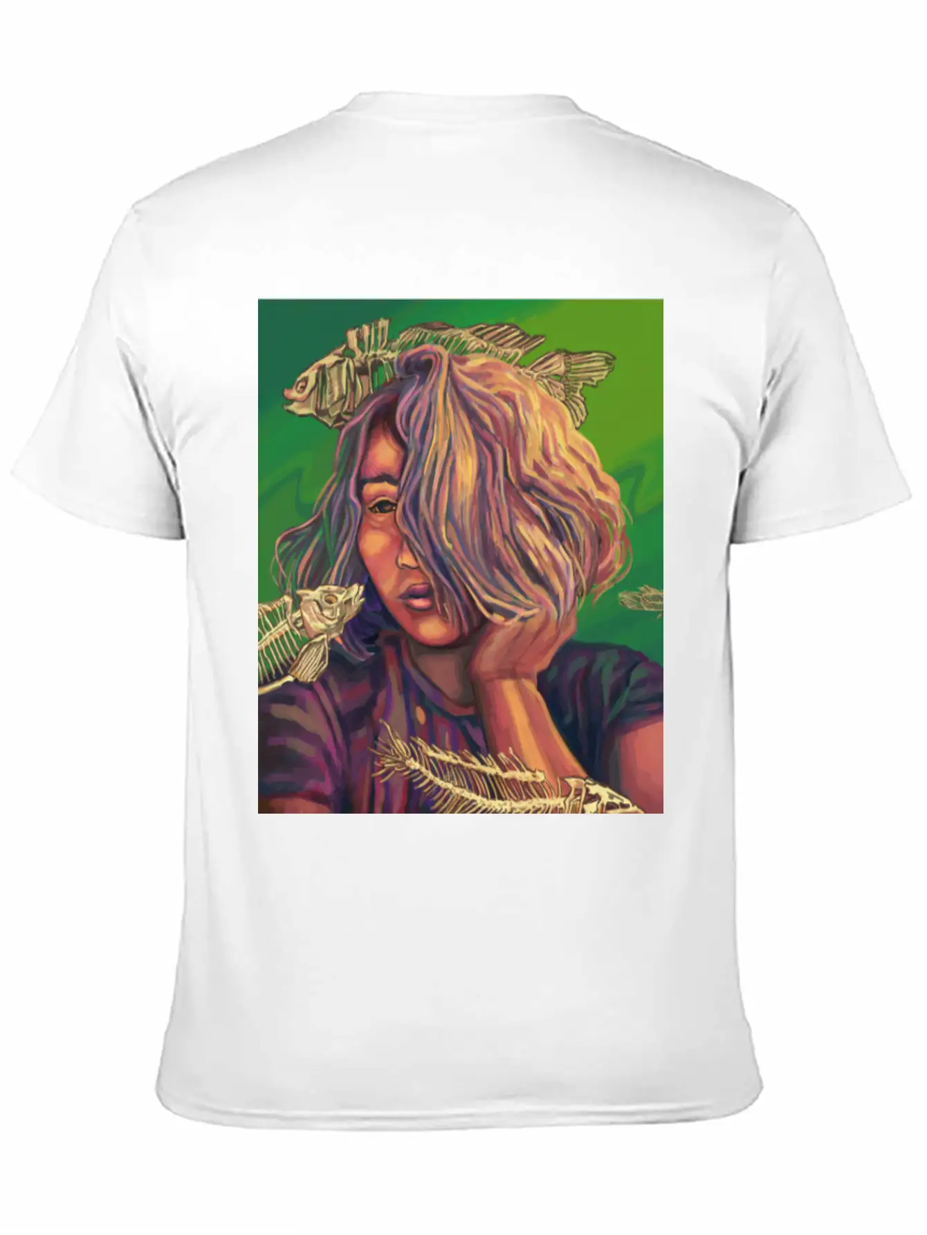 SkeletonFish Essential Cotton Tee For Daily Outfits – Unisex Style