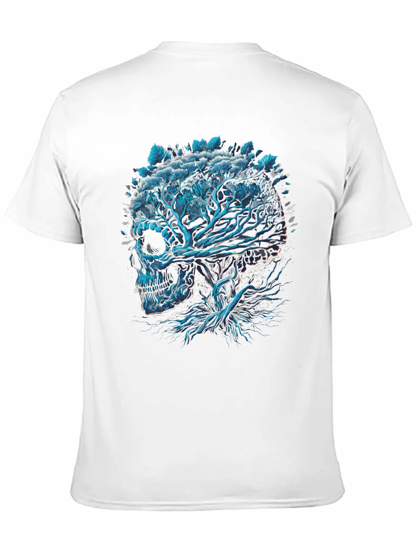 Skull Brain Unisex Casual T-Shirt – Clean Design For Daily Comfort