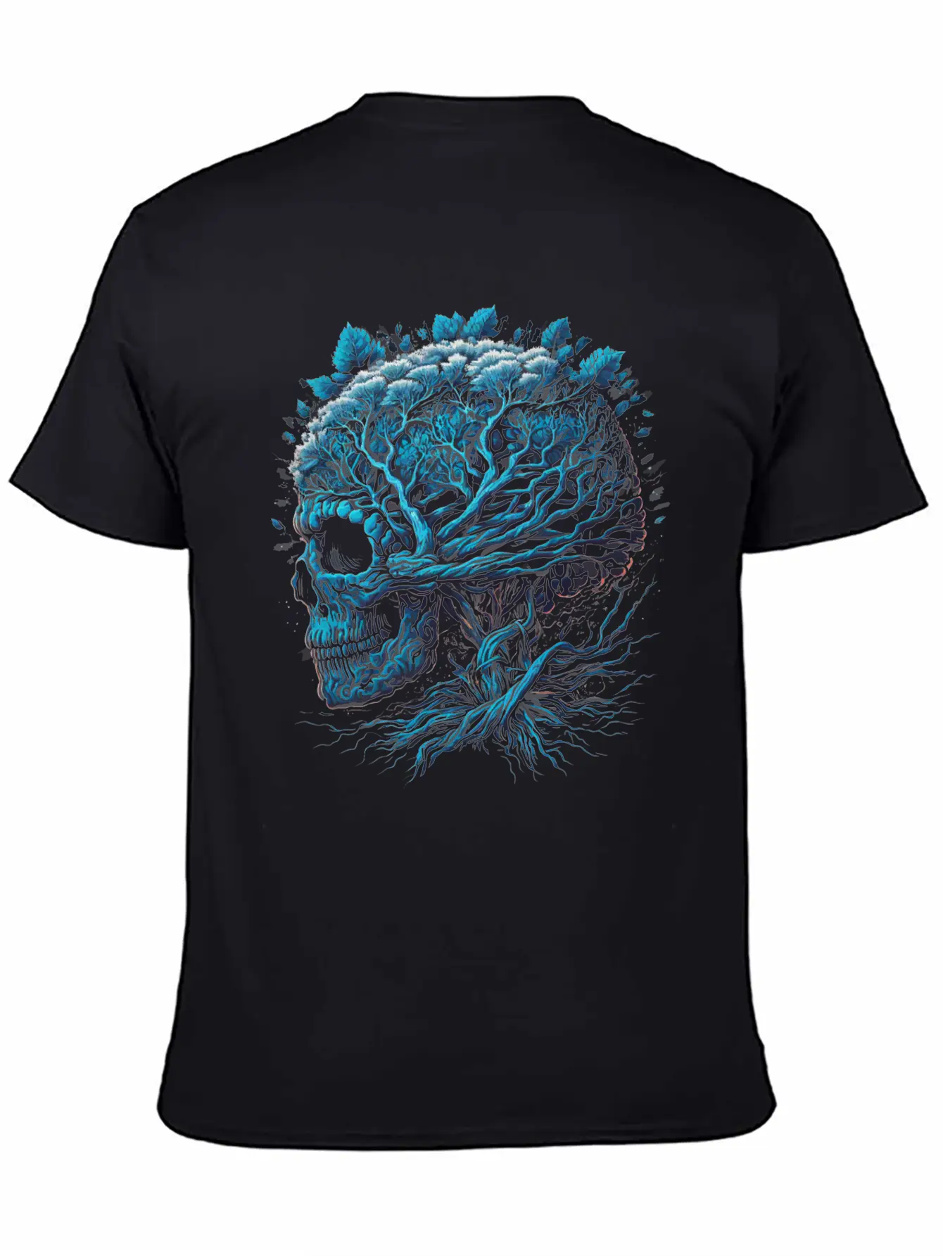 Skull Brain Unisex Casual T-Shirt – Clean Design For Daily Comfort