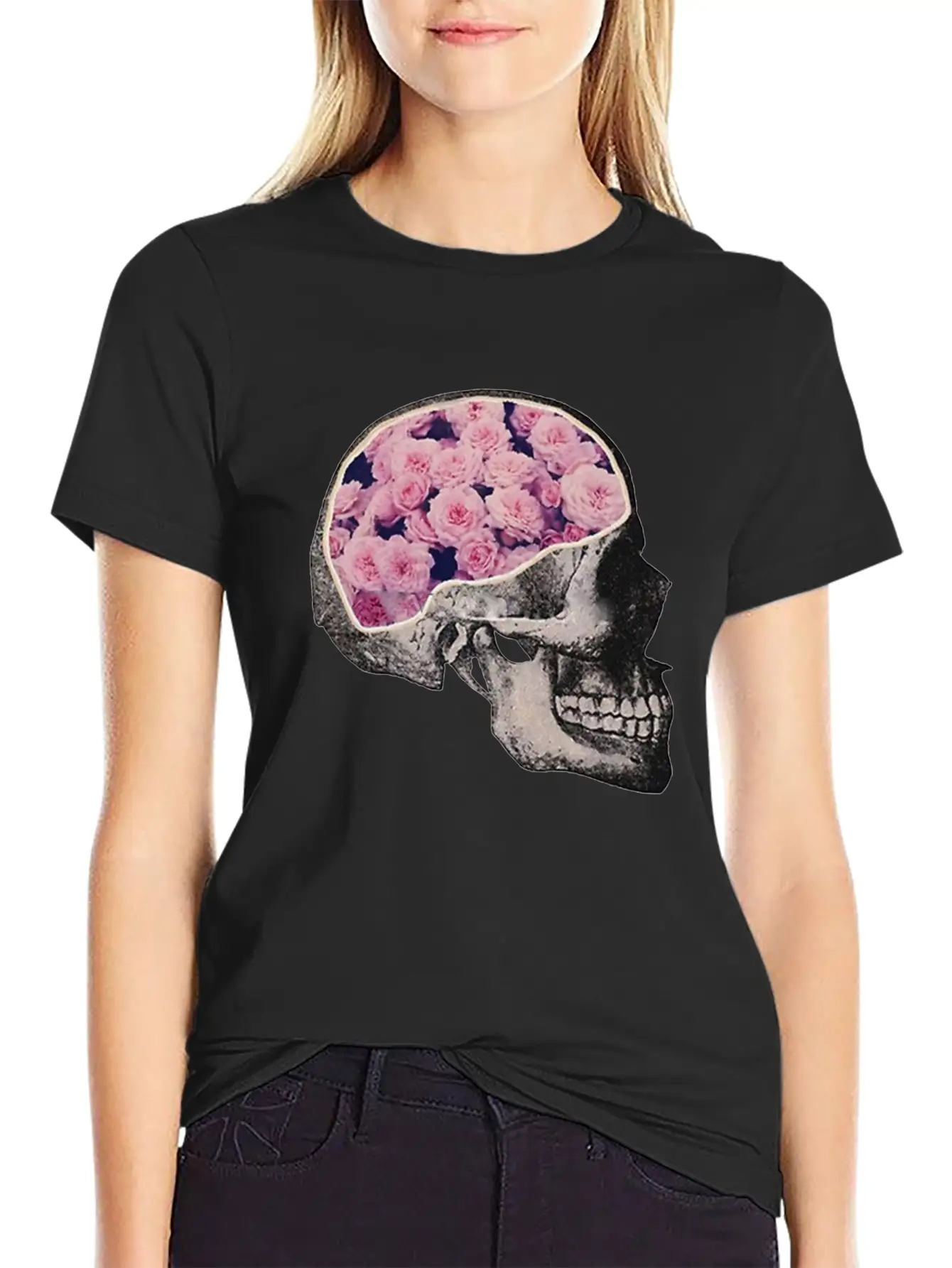 Skull Classic Fit Graphic Tee For Daily Comfort – Unisex Cotton Shirt