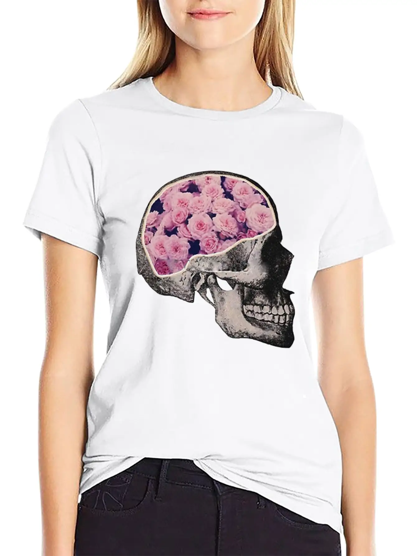 Skull Classic Fit Graphic Tee For Daily Comfort – Unisex Cotton Shirt