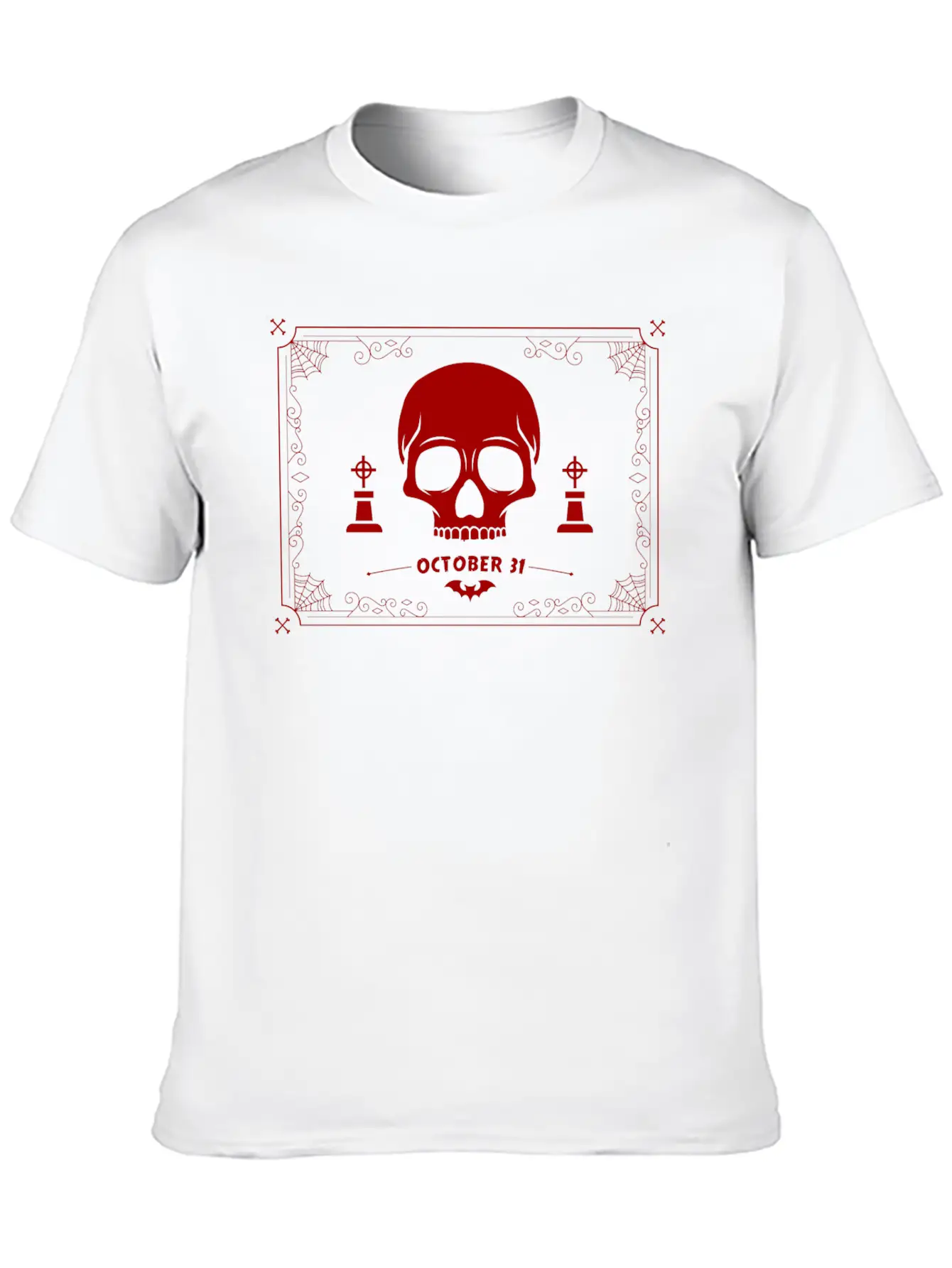 Skull Deamon Classic Fit Graphic Tee For Daily Comfort – Unisex Cotton Shirt