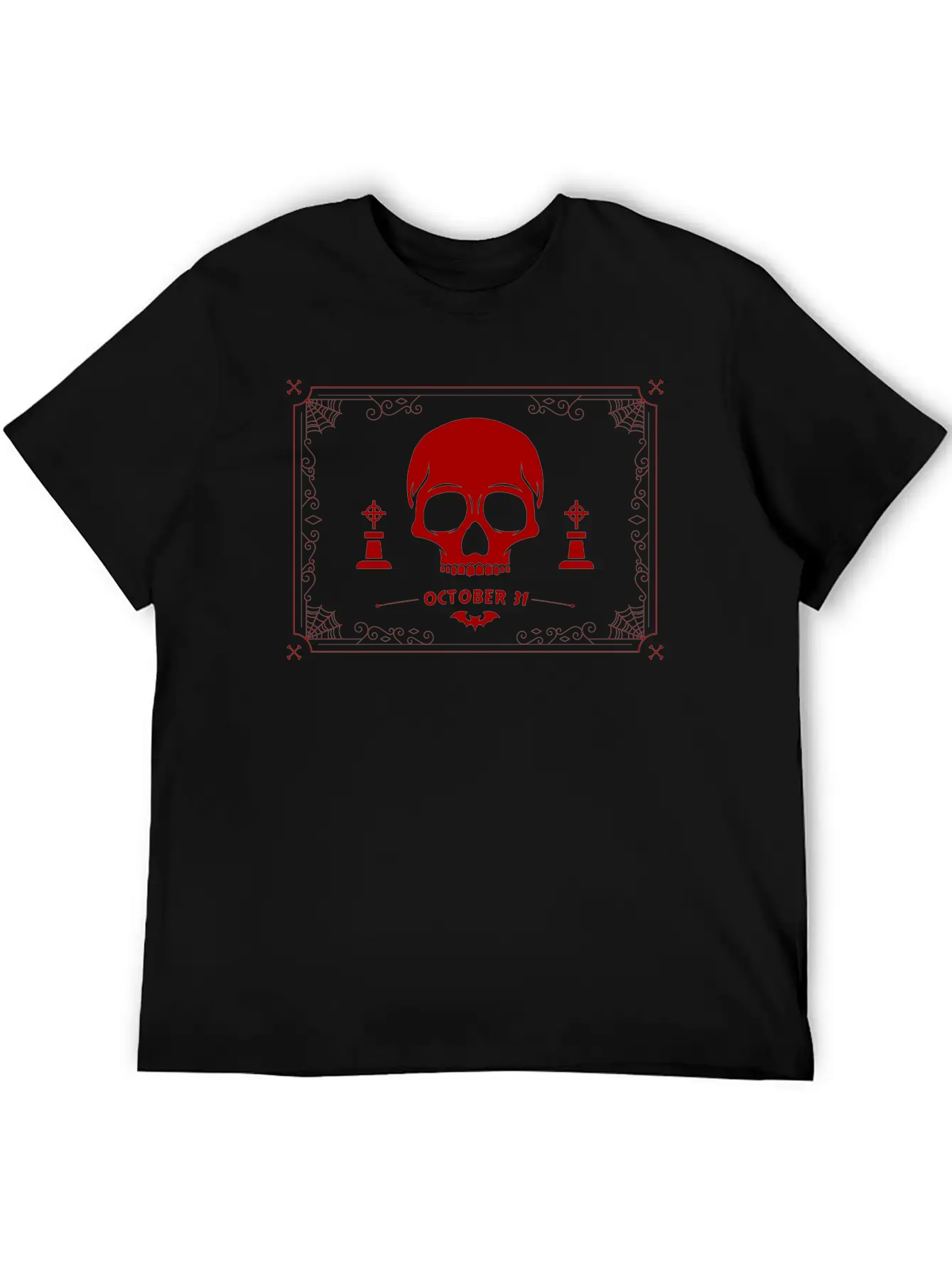Skull Deamon Classic Fit Graphic Tee For Daily Comfort – Unisex Cotton Shirt