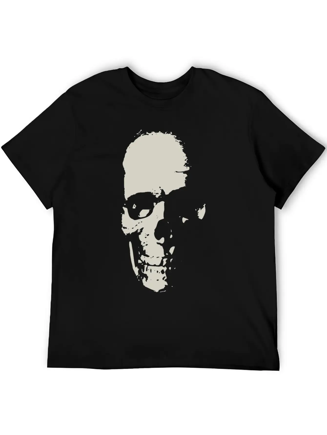 Skull In The Shadow Stylish Everyday T-Shirt – Unisex Basic Cotton Tee