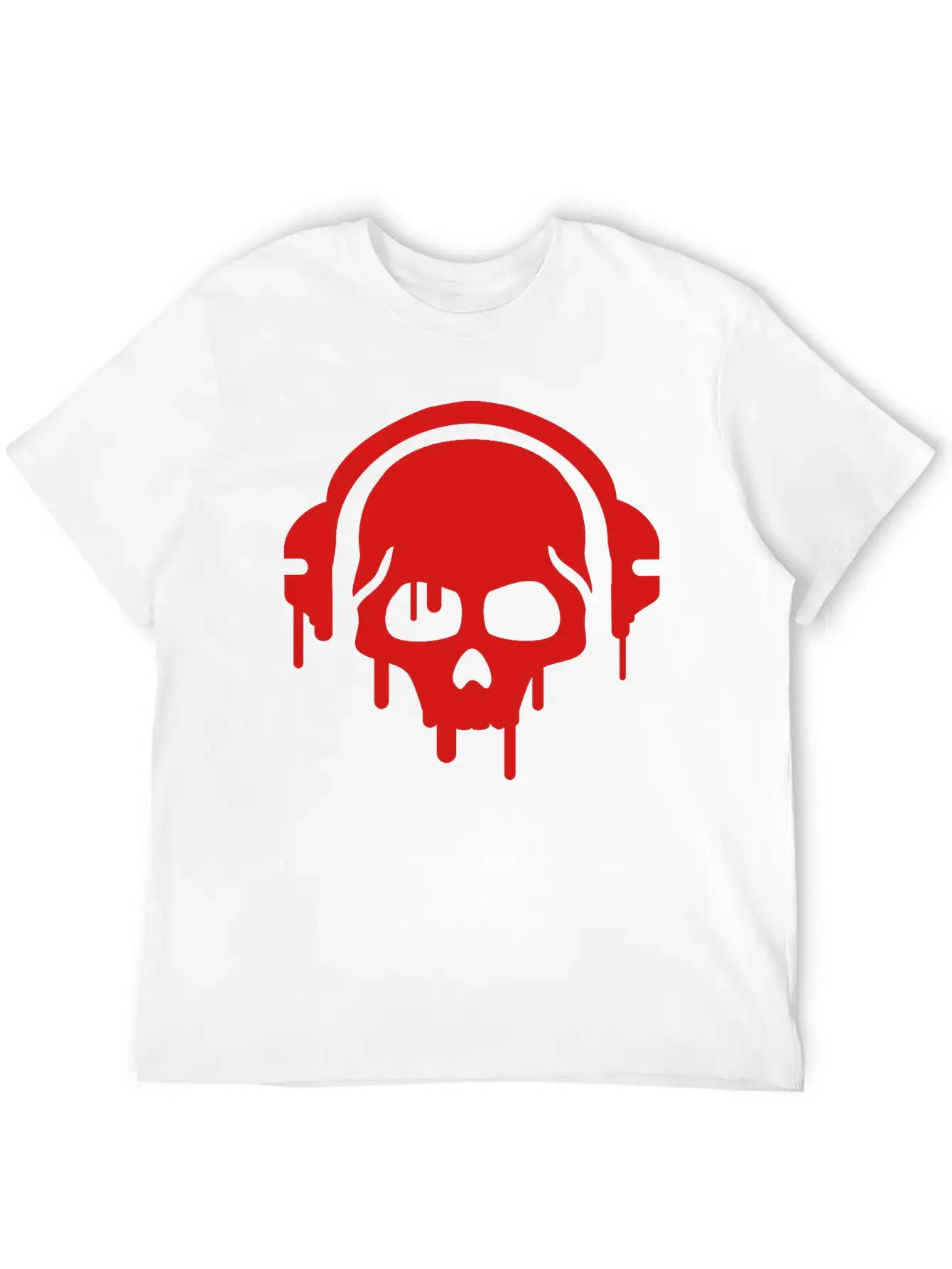 Skull_paint__f1 Relaxed Everyday Tee – Lightweight And Durable Cotton