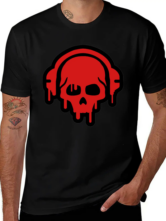 Skull_paint__f2 Basic Graphic T-Shirt – Daily Comfort In Soft Cotton